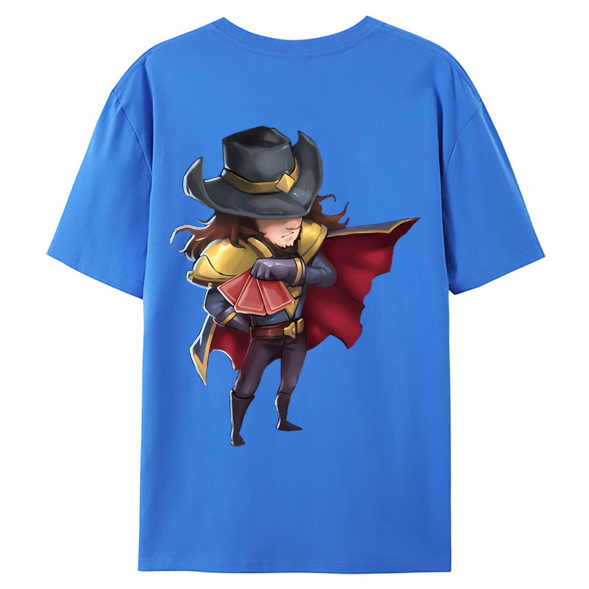 （画像用） リーグ・オブ・レジェンド League of Legends LOL 綿100％ メンズ半袖Tシャツ（バックプリント） 通気性