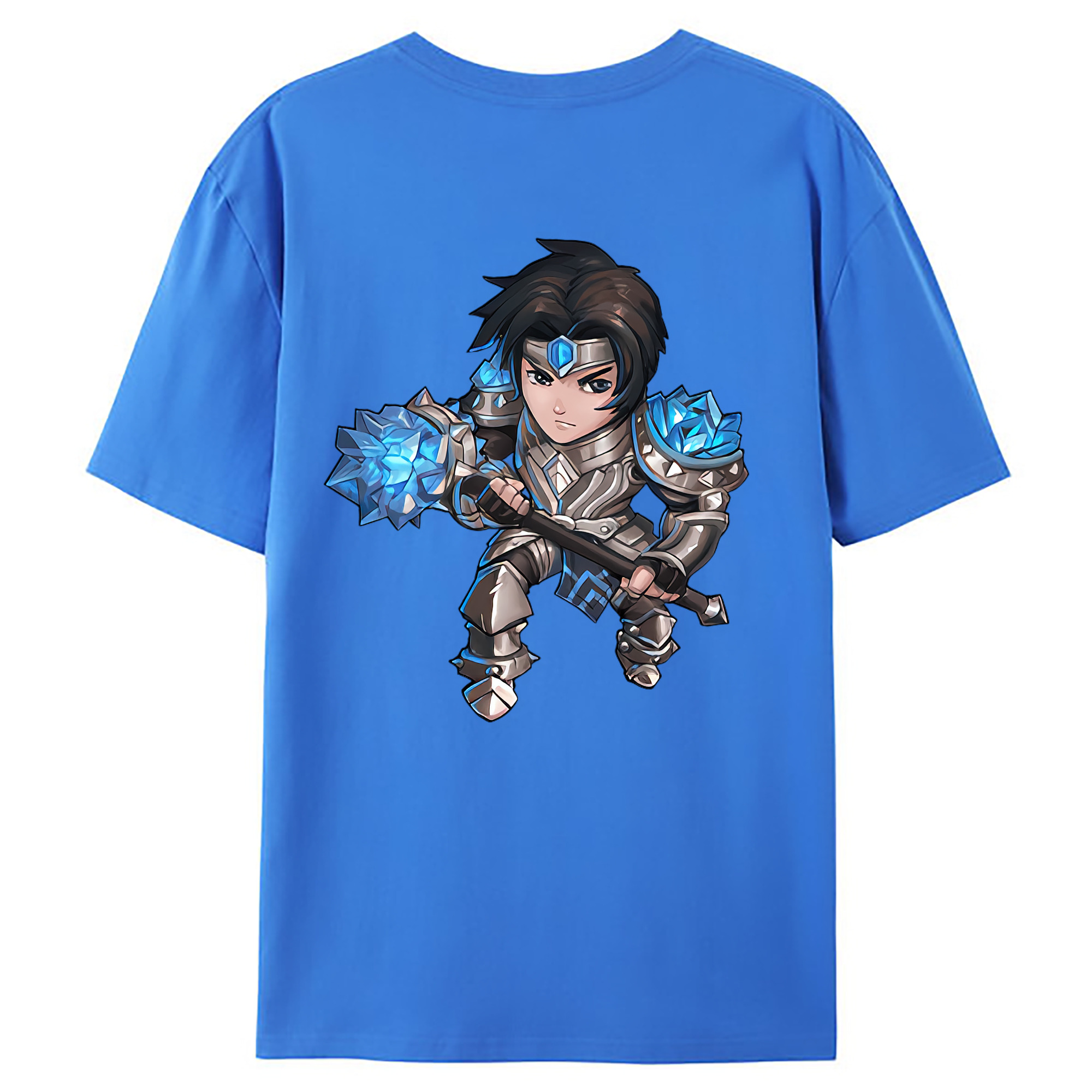 （画像用） リーグ・オブ・レジェンド League of Legends LOL 綿100％ メンズ半袖Tシャツ（バックプリント） 通気性