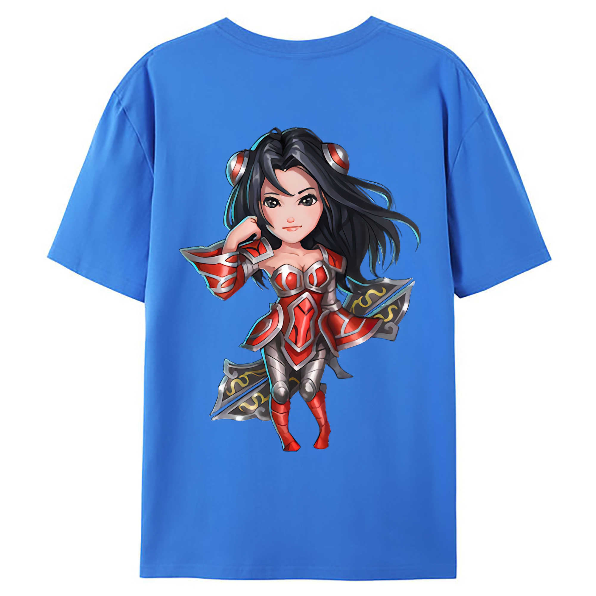 （画像用） リーグ・オブ・レジェンド League of Legends LOL 綿100％ メンズ半袖Tシャツ（バックプリント） 通気性