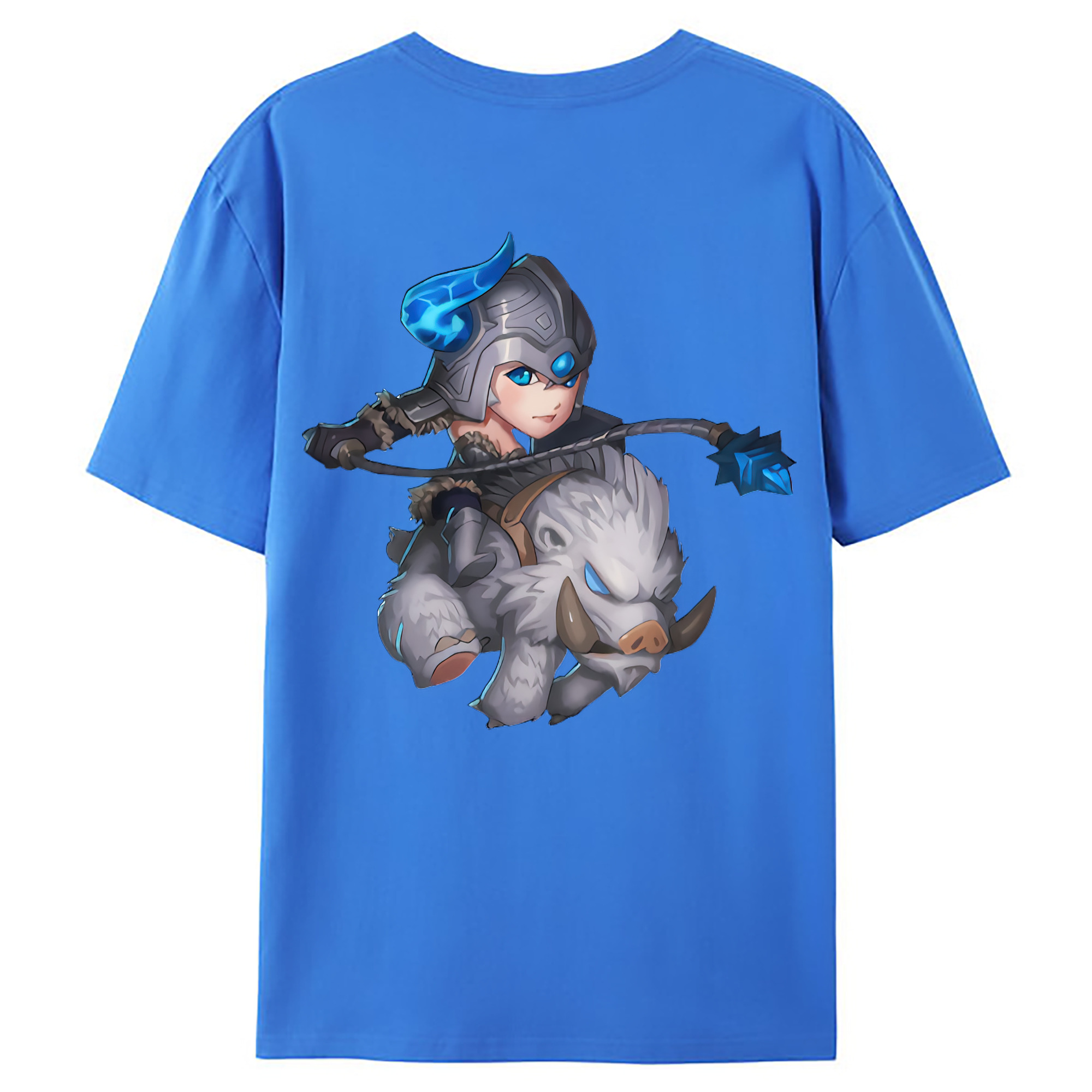 （画像用） リーグ・オブ・レジェンド League of Legends LOL 綿100％ メンズ半袖Tシャツ（バックプリント） 通気性