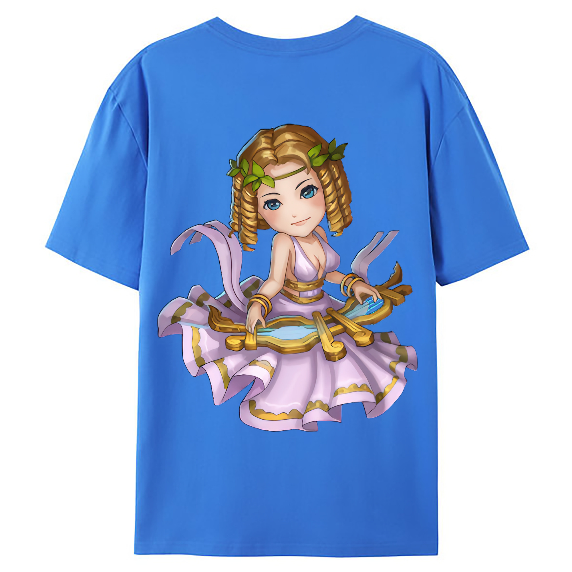 （画像用） リーグ・オブ・レジェンド League of Legends LOL 綿100％ メンズ半袖Tシャツ（バックプリント） 通気性