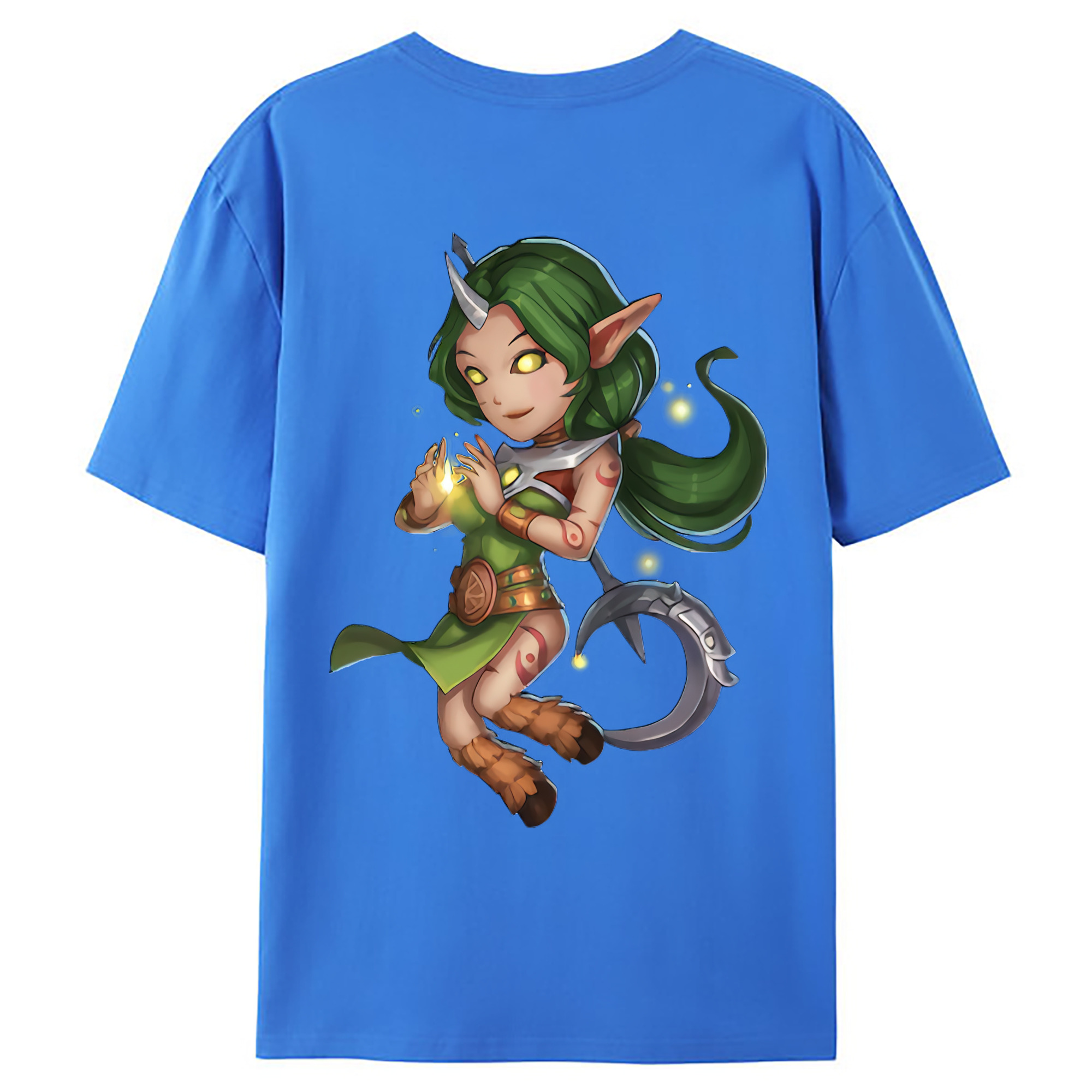 （画像用） リーグ・オブ・レジェンド League of Legends LOL 綿100％ メンズ半袖Tシャツ（バックプリント） 通気性