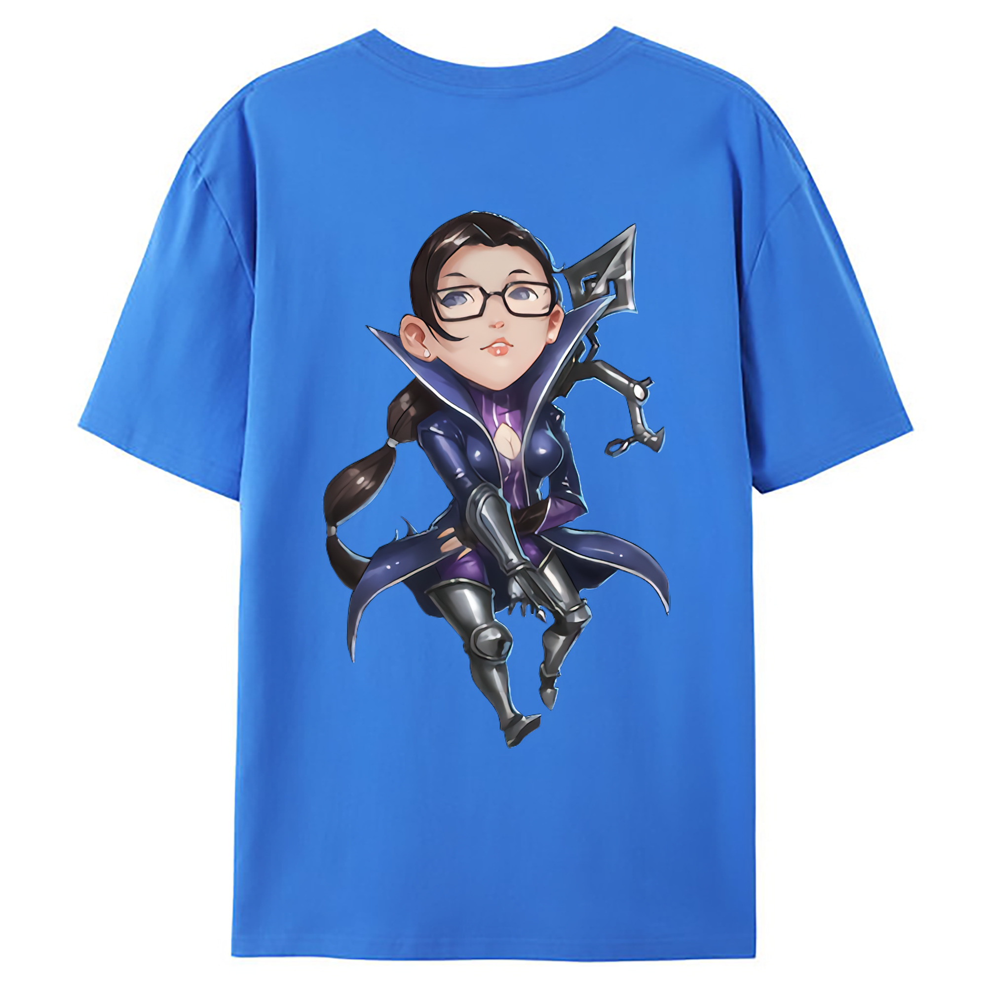 （画像用） リーグ・オブ・レジェンド League of Legends LOL 綿100％ メンズ半袖Tシャツ（バックプリント） 通気性