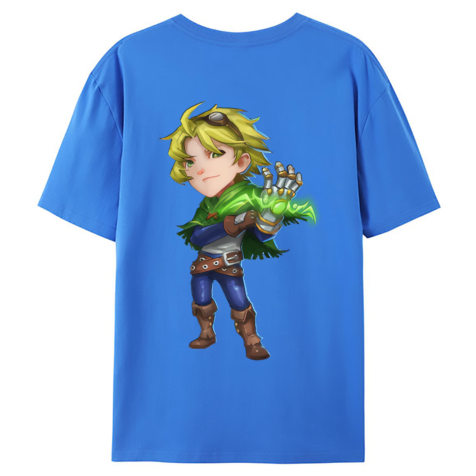 （画像用） リーグ・オブ・レジェンド League of Legends LOL 綿100％ メンズ半袖Tシャツ（バックプリント） 通気性