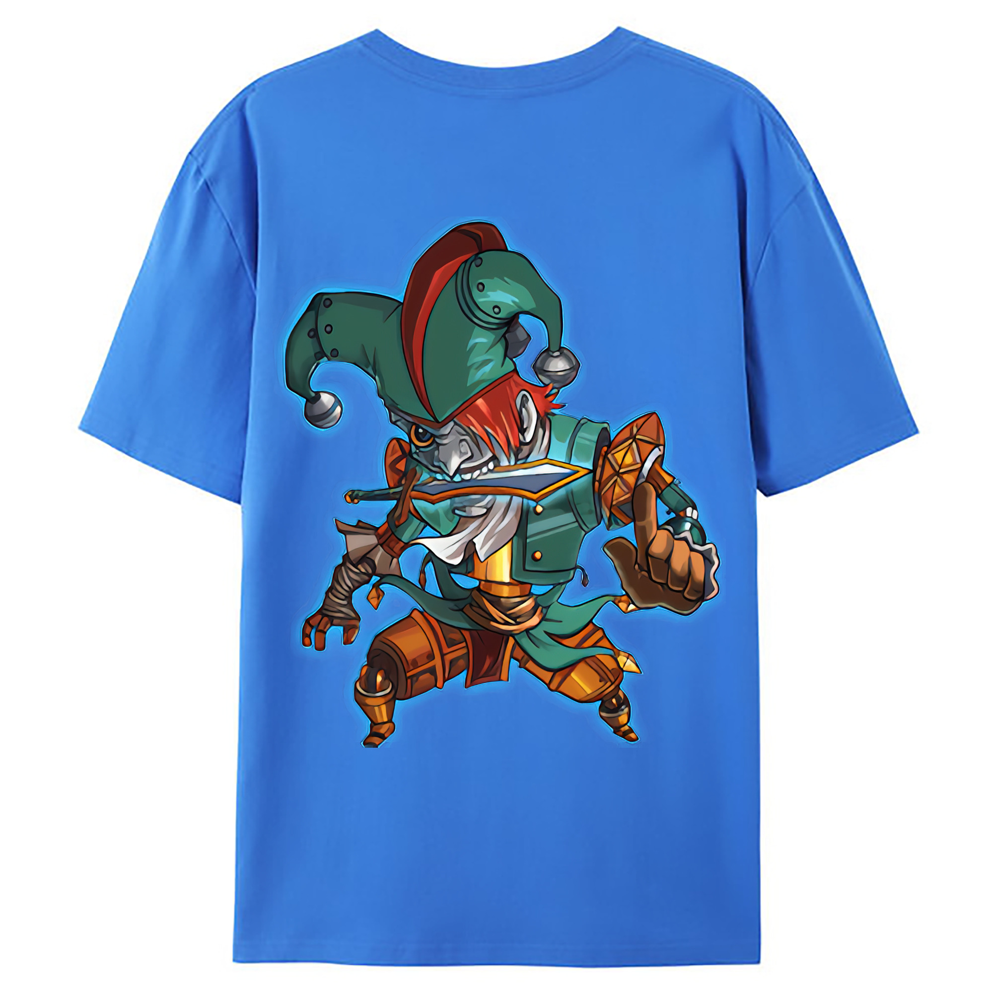 （画像用） リーグ・オブ・レジェンド League of Legends LOL 綿100％ メンズ半袖Tシャツ（バックプリント） 通気性