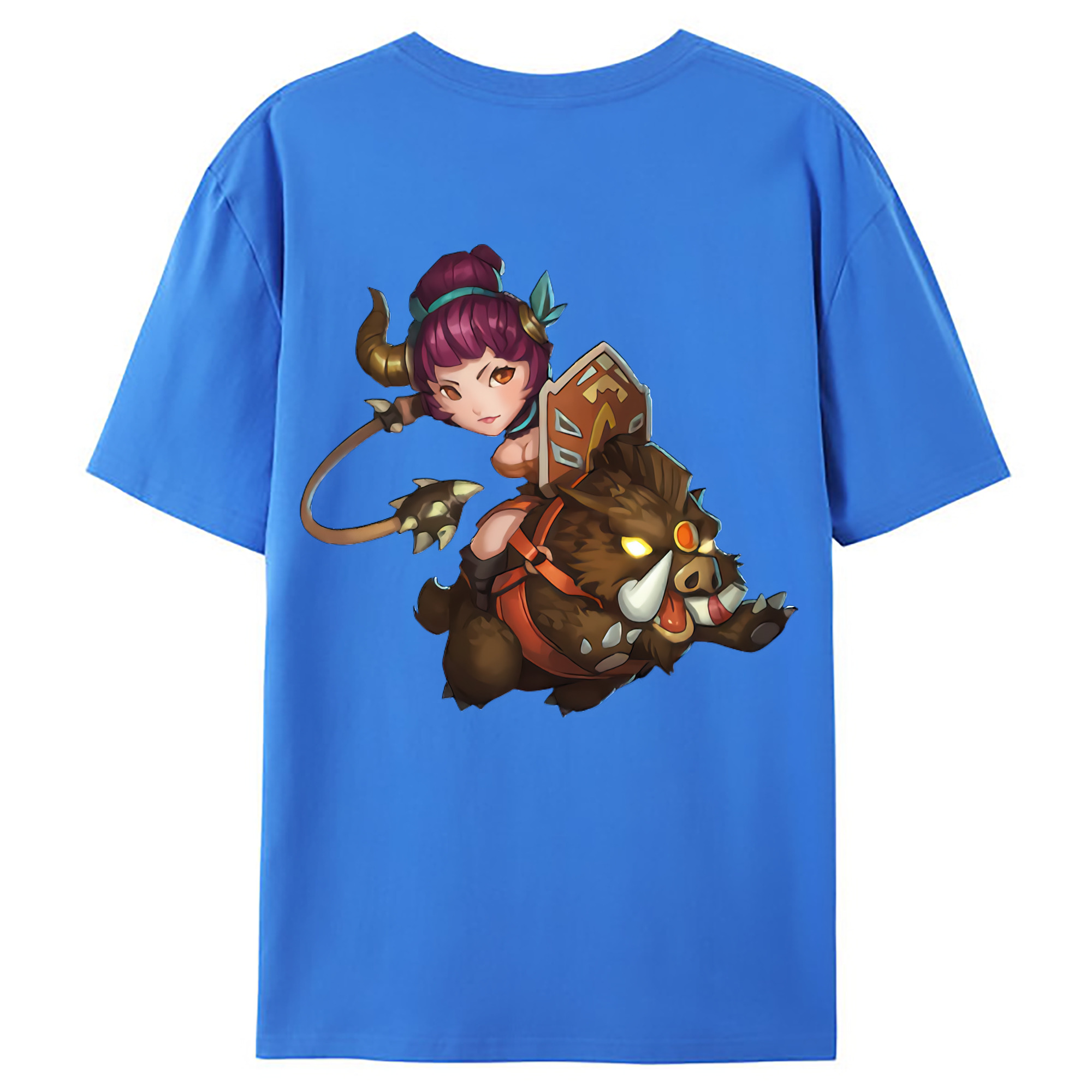 （画像用） リーグ・オブ・レジェンド League of Legends LOL 綿100％ メンズ半袖Tシャツ（バックプリント） 通気性