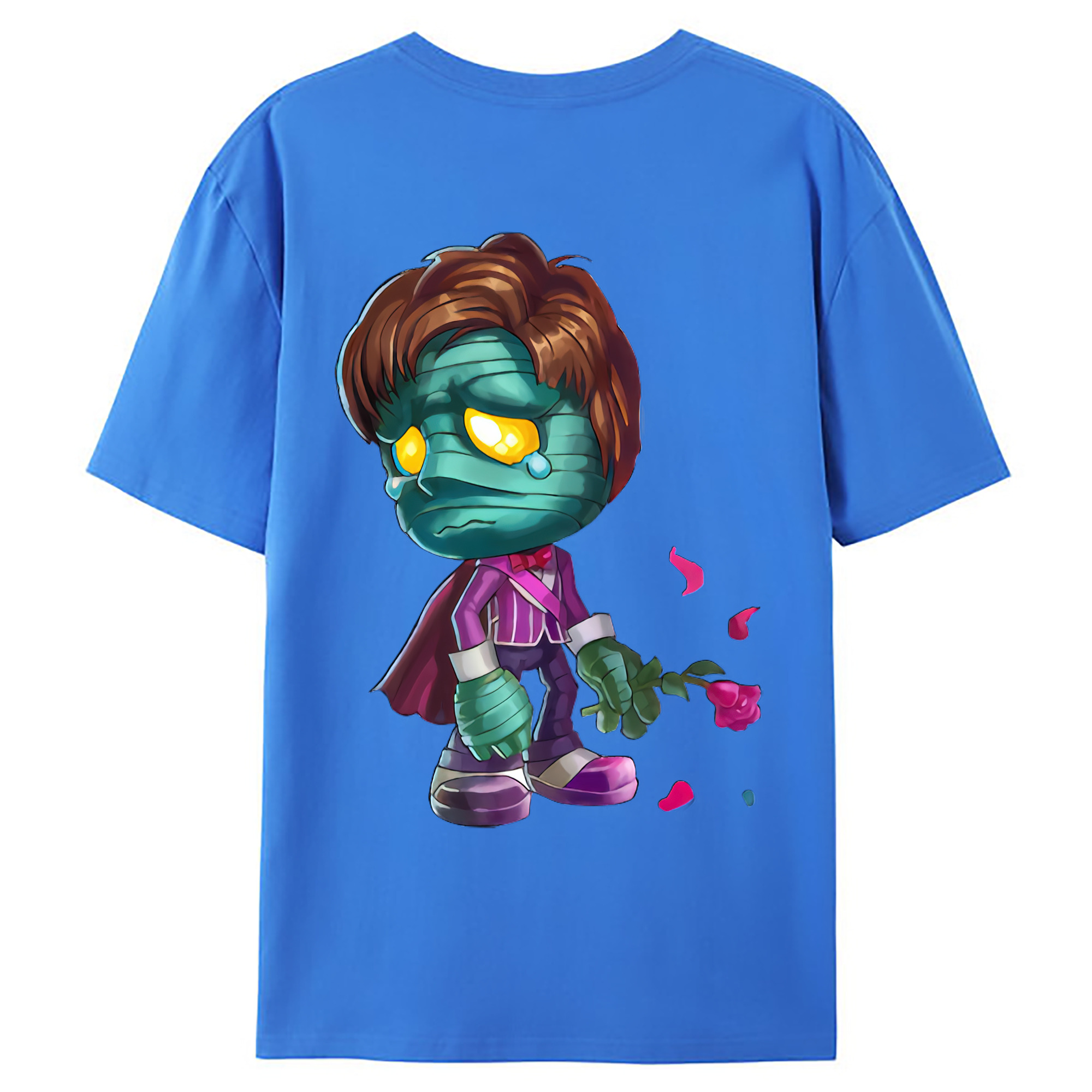 （画像用） リーグ・オブ・レジェンド League of Legends LOL 綿100％ メンズ半袖Tシャツ（バックプリント） 通気性