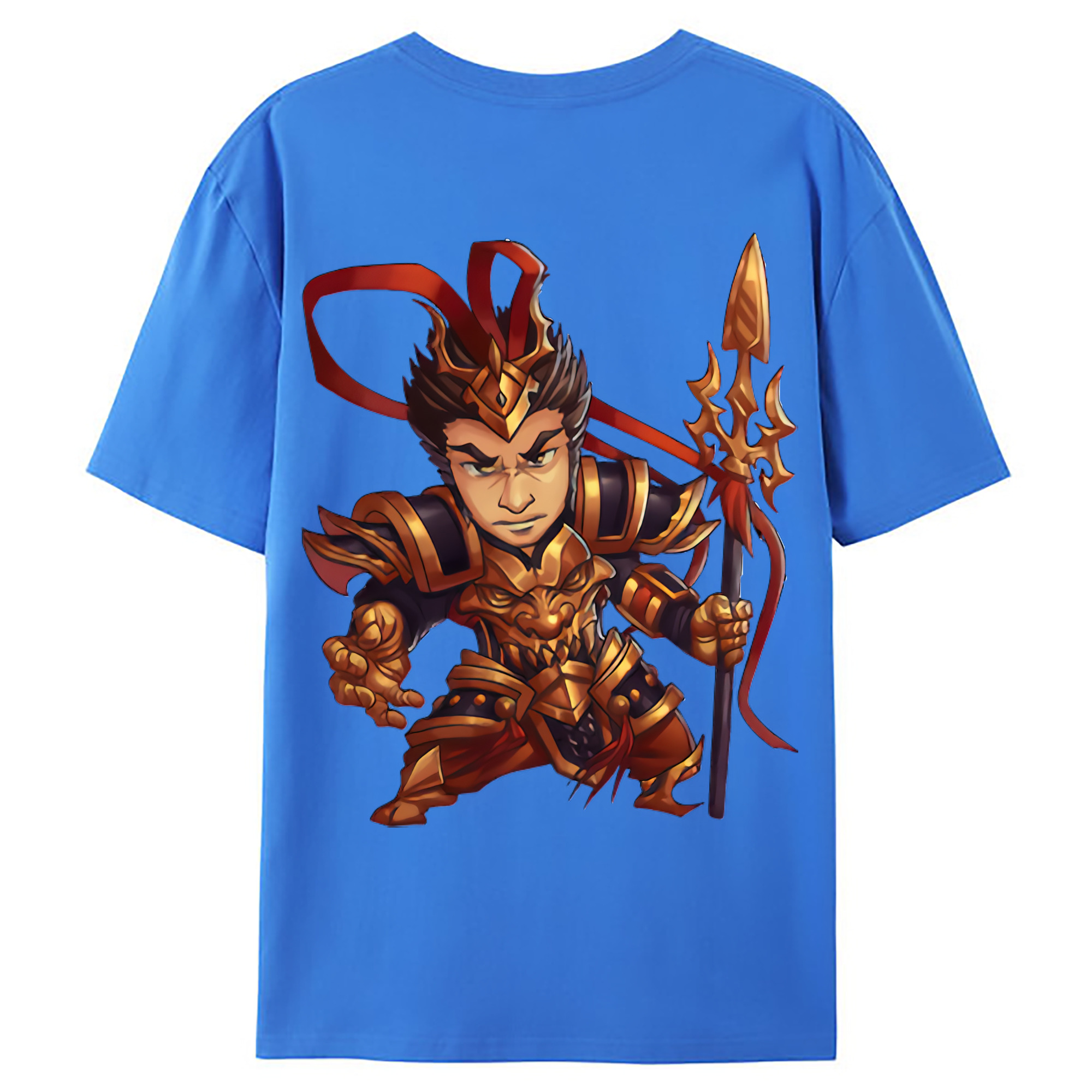 （画像用） リーグ・オブ・レジェンド League of Legends LOL 綿100％ メンズ半袖Tシャツ（バックプリント） 通気性