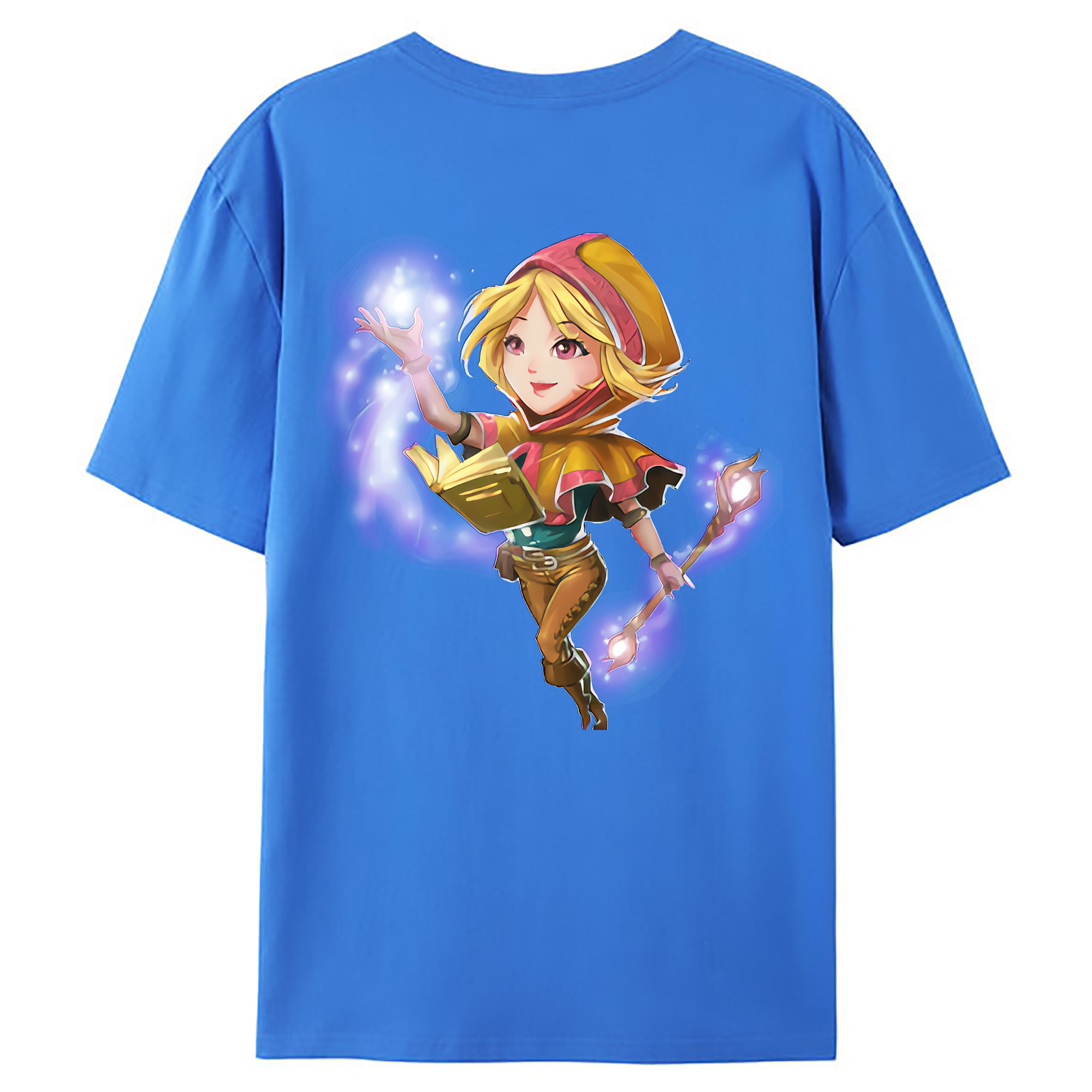（画像用） リーグ・オブ・レジェンド League of Legends LOL 綿100％ メンズ半袖Tシャツ（バックプリント） 通気性