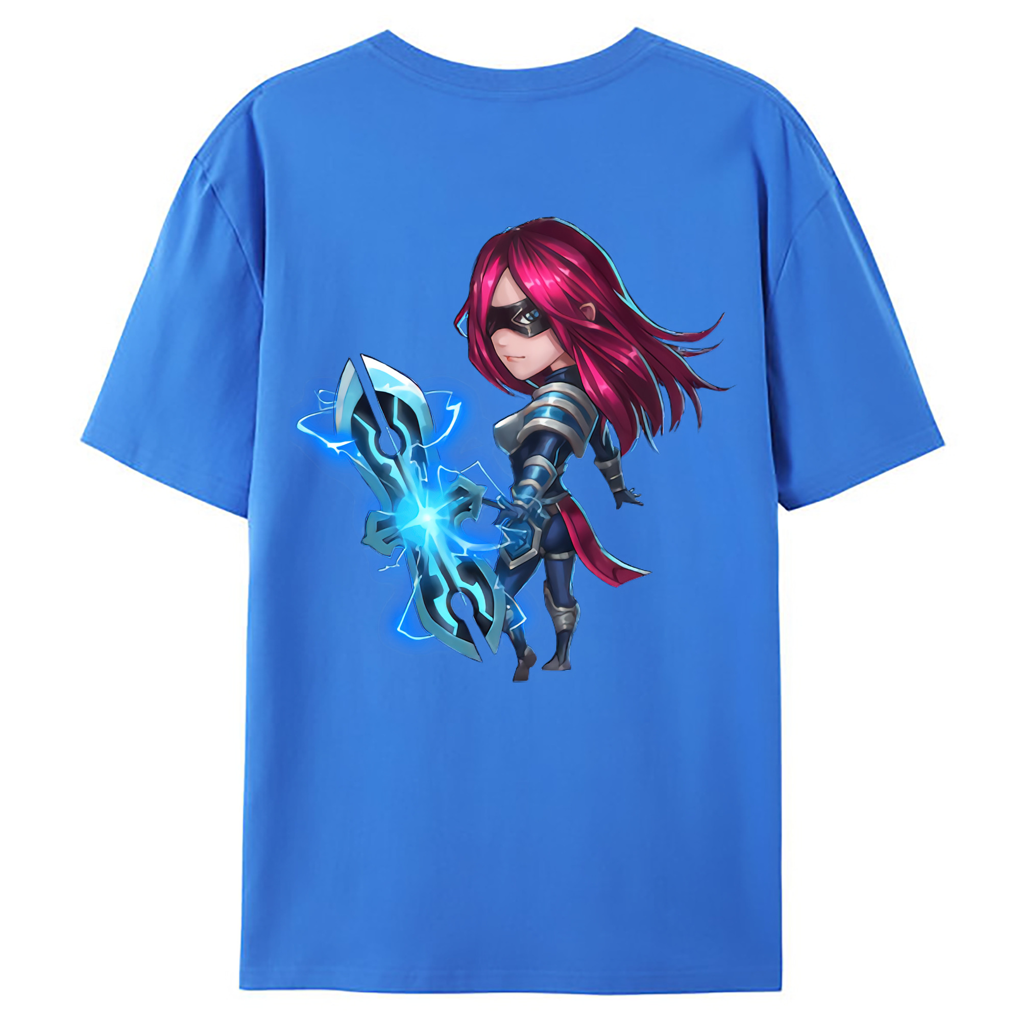 （画像用） リーグ・オブ・レジェンド League of Legends LOL 綿100％ メンズ半袖Tシャツ（バックプリント） 通気性