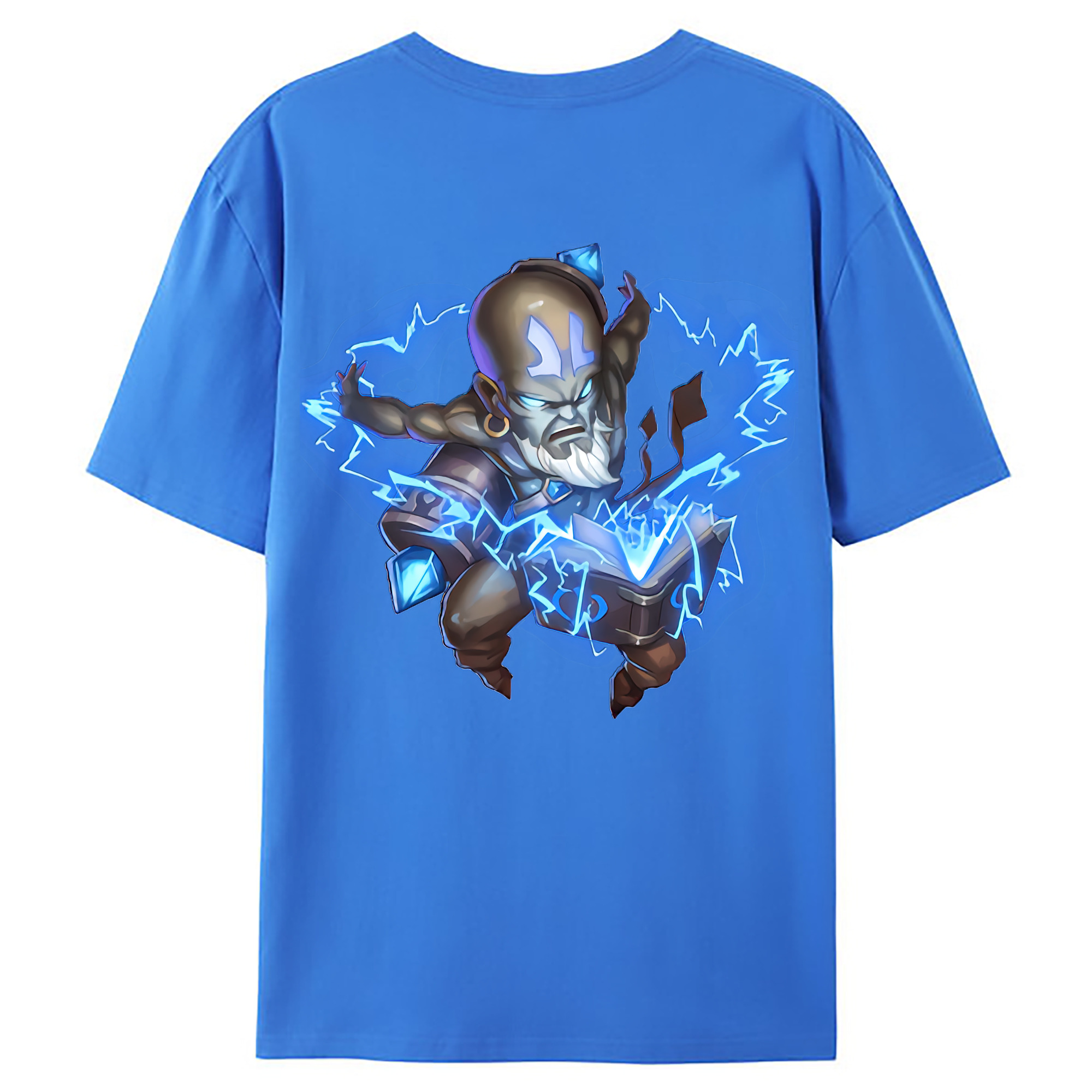 （画像用） リーグ・オブ・レジェンド League of Legends LOL 綿100％ メンズ半袖Tシャツ（バックプリント） 通気性