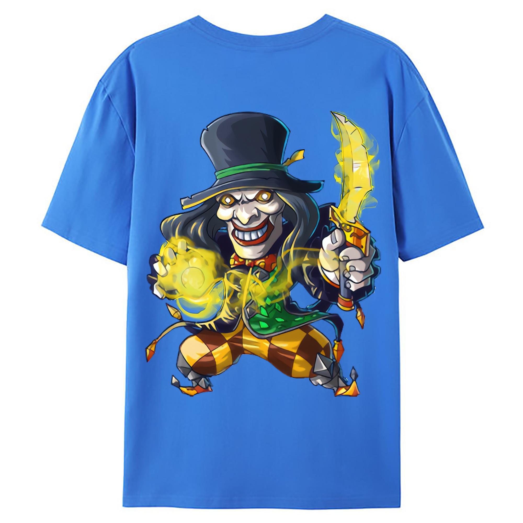 （画像用） リーグ・オブ・レジェンド League of Legends LOL 綿100％ メンズ半袖Tシャツ（バックプリント） 通気性