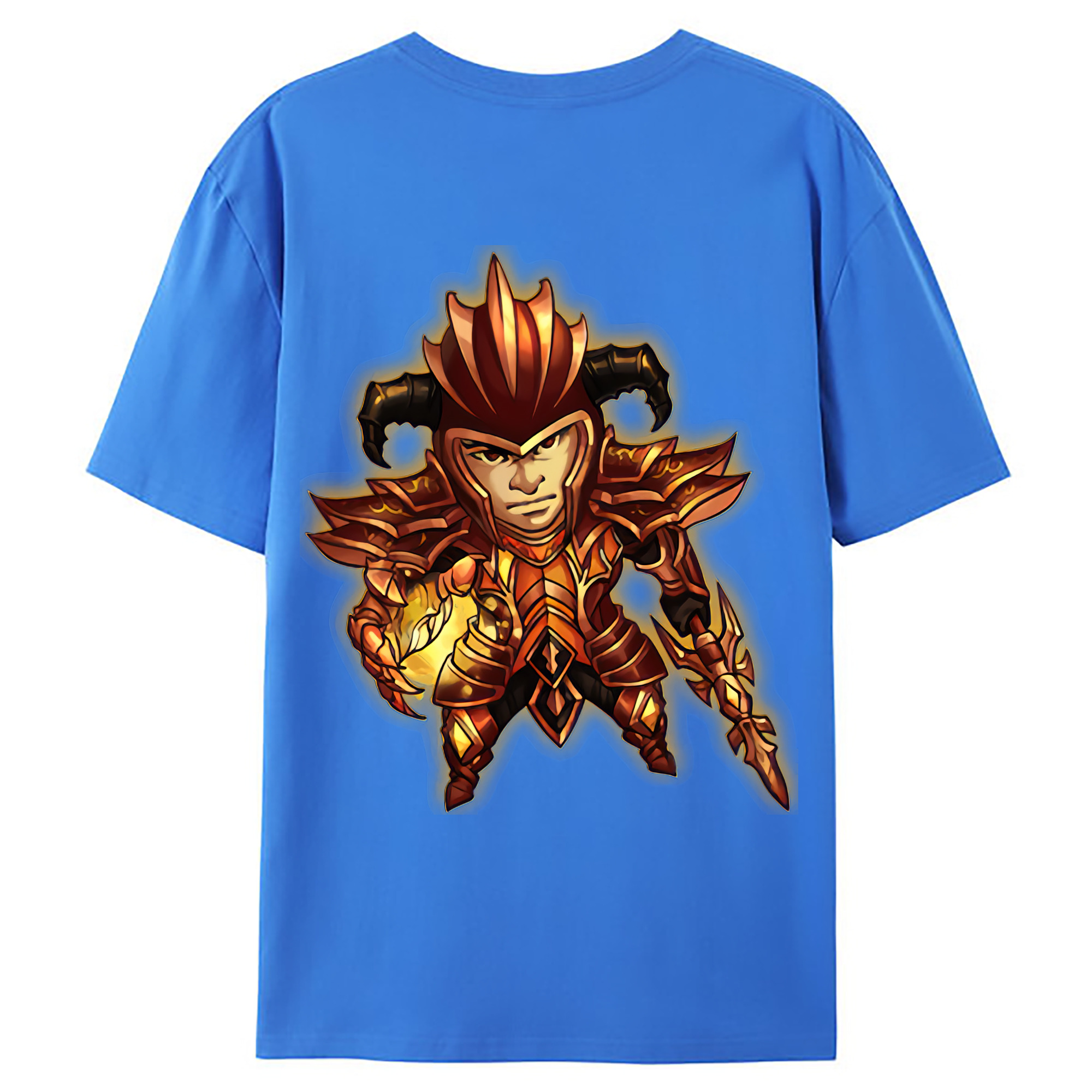 （画像用） リーグ・オブ・レジェンド League of Legends LOL 綿100％ メンズ半袖Tシャツ（バックプリント） 通気性