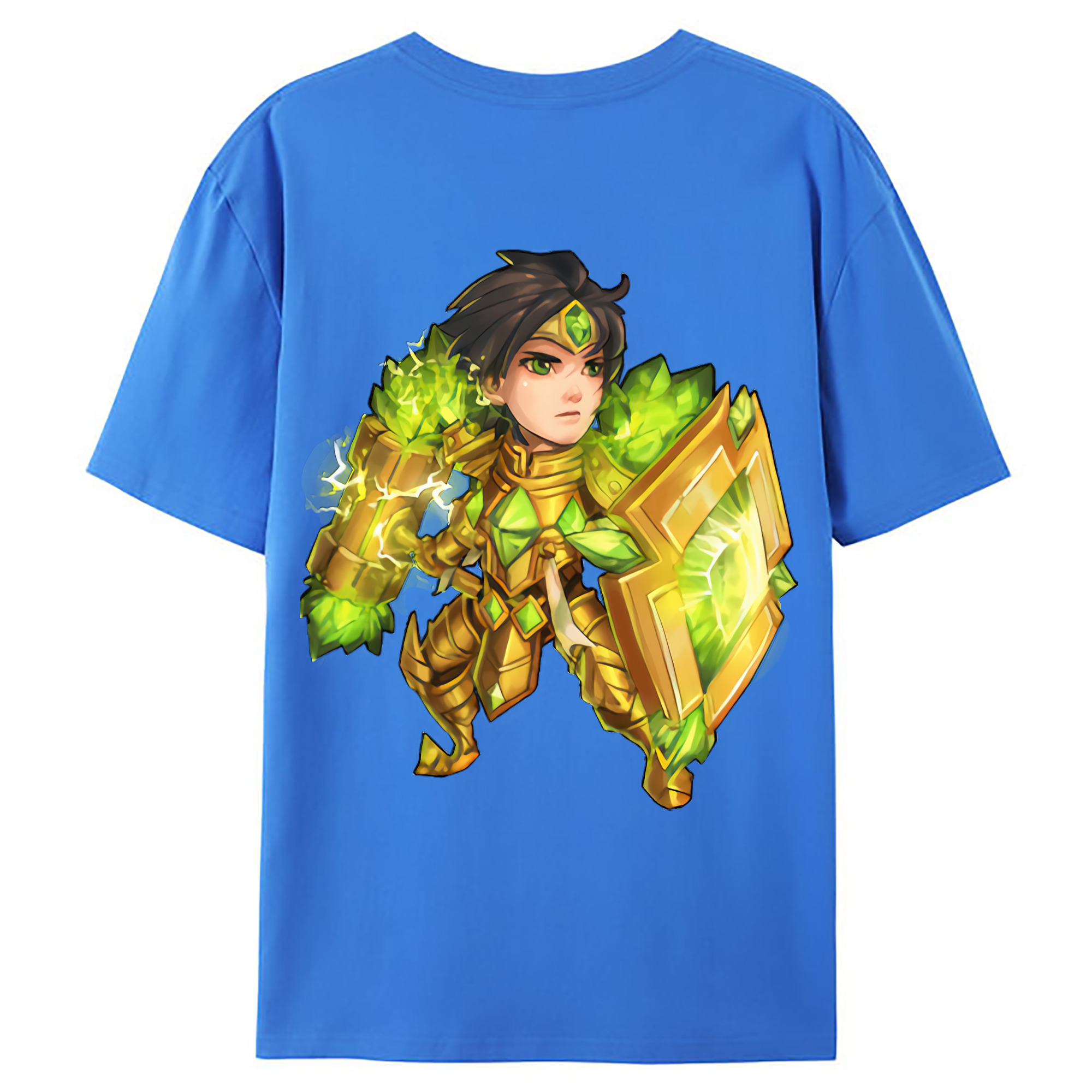 （画像用） リーグ・オブ・レジェンド League of Legends LOL 綿100％ メンズ半袖Tシャツ（バックプリント） 通気性