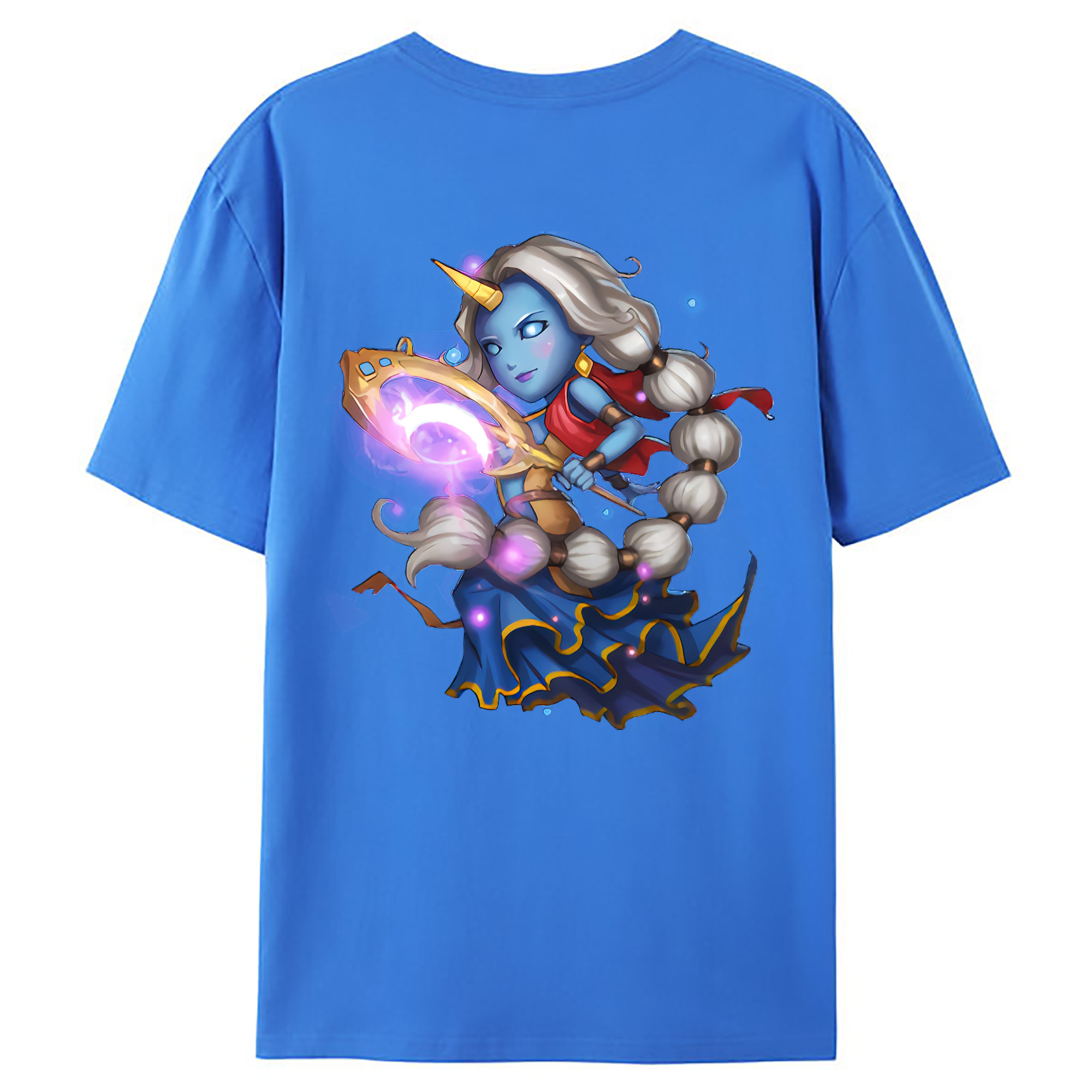 （画像用） リーグ・オブ・レジェンド League of Legends LOL 綿100％ メンズ半袖Tシャツ（バックプリント） 通気性