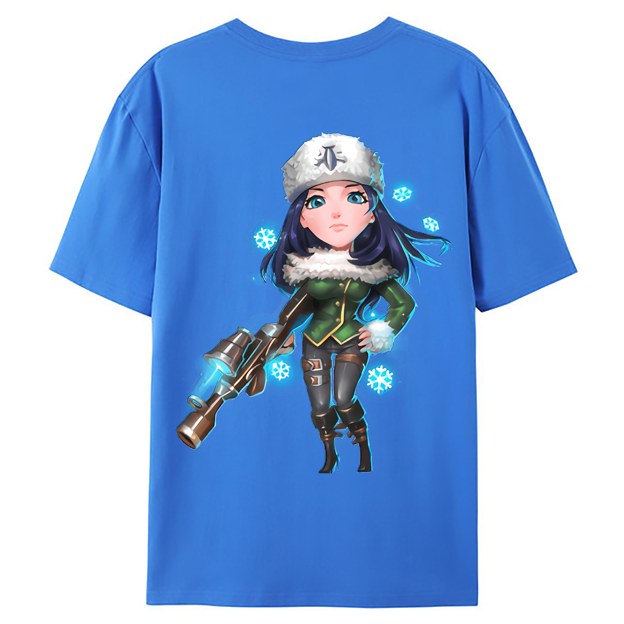 （画像用） リーグ・オブ・レジェンド League of Legends LOL 綿100％ メンズ半袖Tシャツ（バックプリント） 通気性