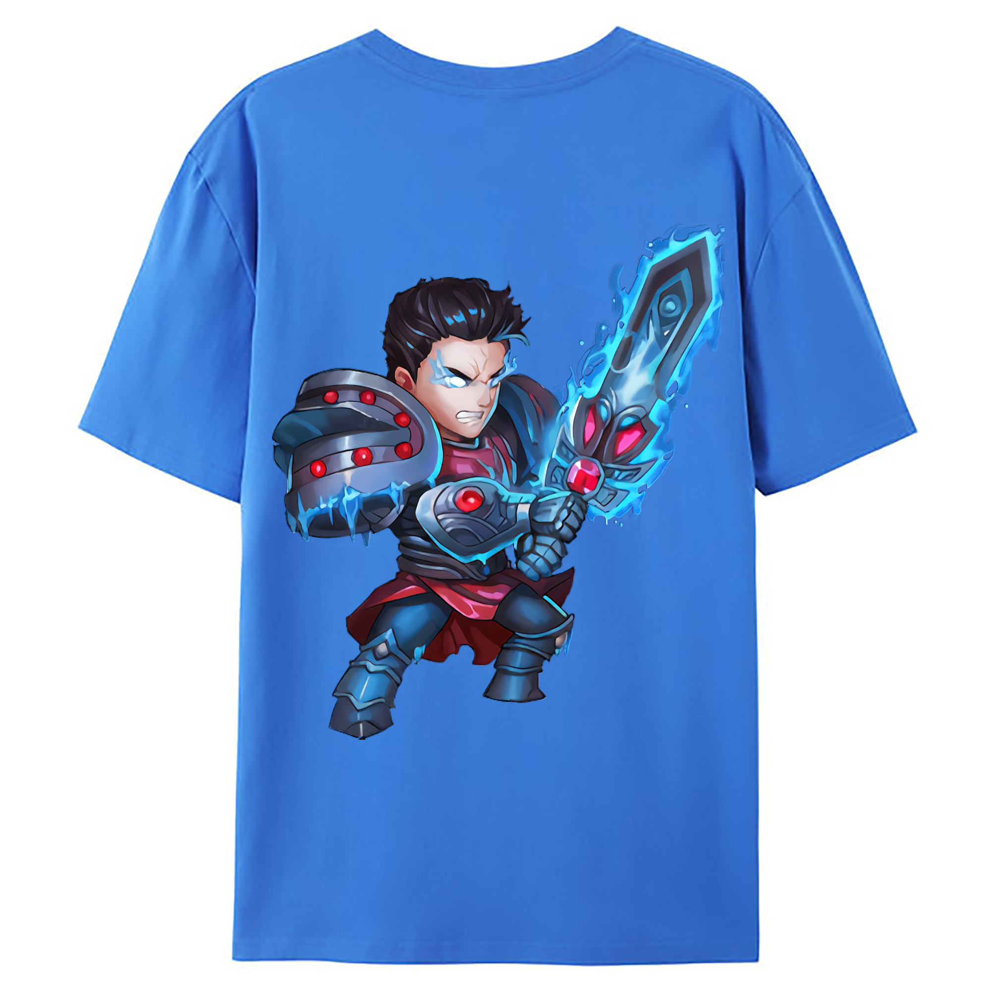 （画像用） リーグ・オブ・レジェンド League of Legends LOL 綿100％ メンズ半袖Tシャツ（バックプリント） 通気性
