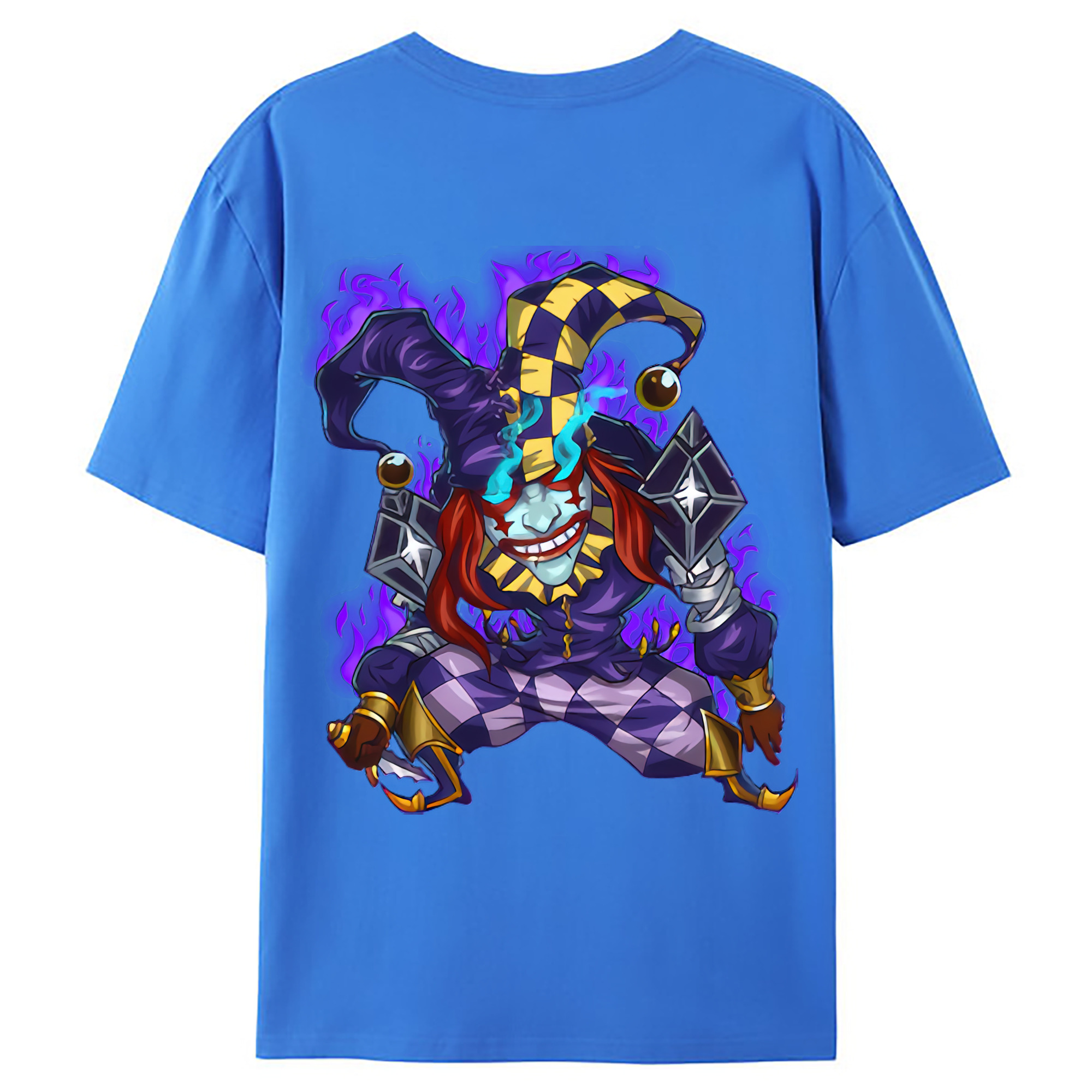 （画像用） リーグ・オブ・レジェンド League of Legends LOL 綿100％ メンズ半袖Tシャツ（バックプリント） 通気性