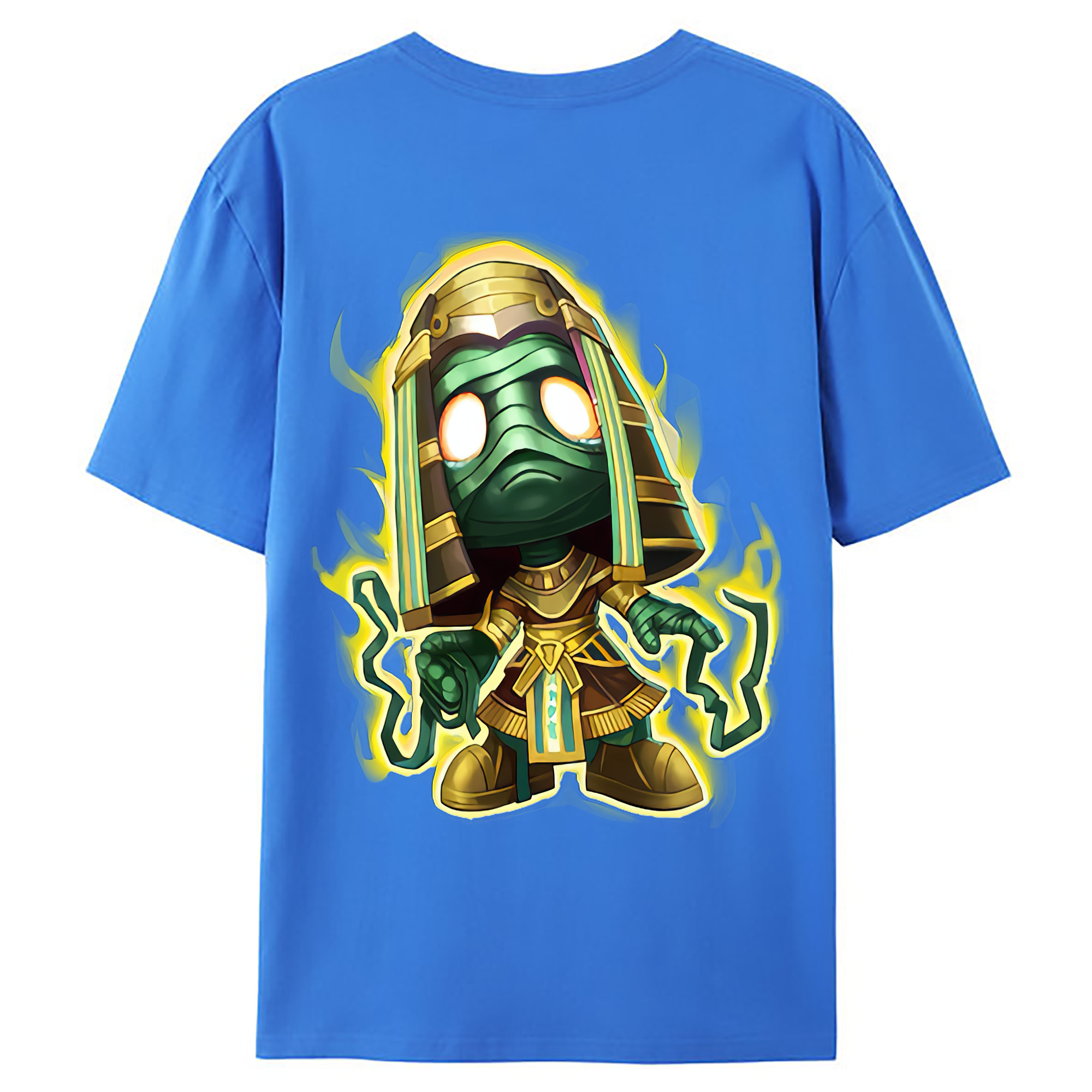 （画像用） リーグ・オブ・レジェンド League of Legends LOL 綿100％ メンズ半袖Tシャツ（バックプリント） 通気性