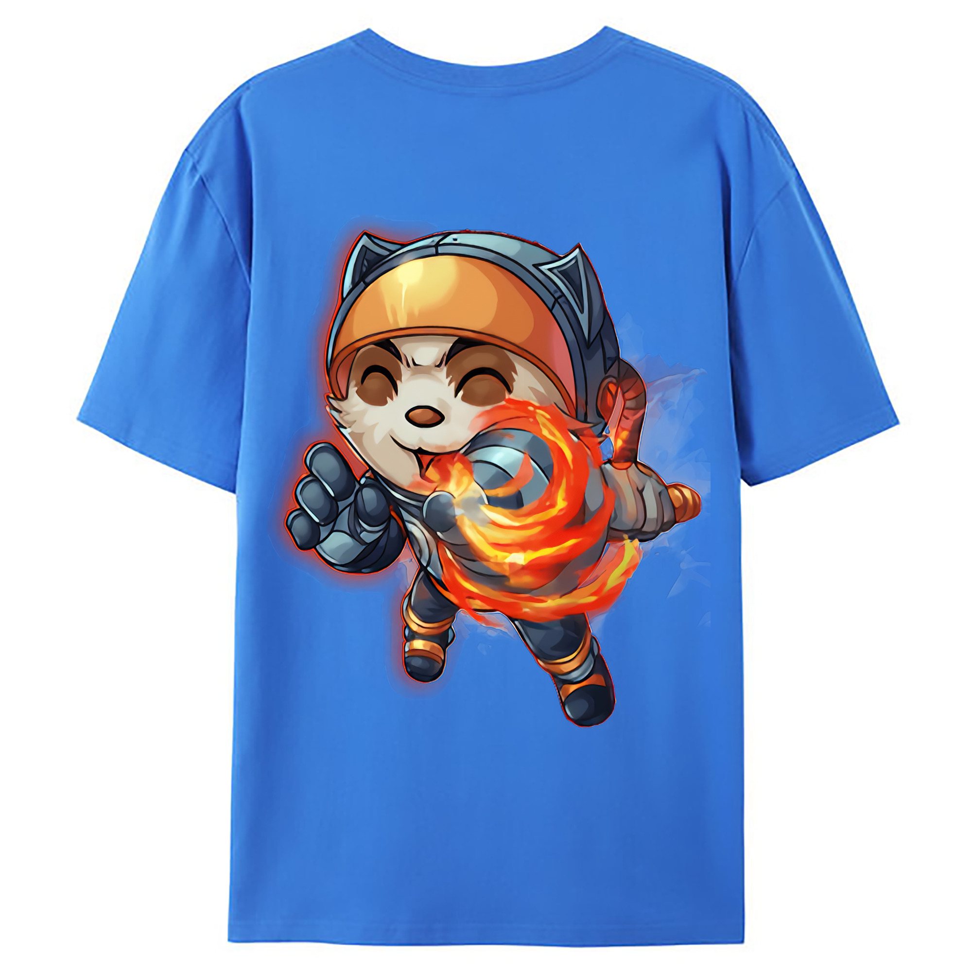 （画像用） リーグ・オブ・レジェンド League of Legends LOL 綿100％ メンズ半袖Tシャツ（バックプリント） 通気性