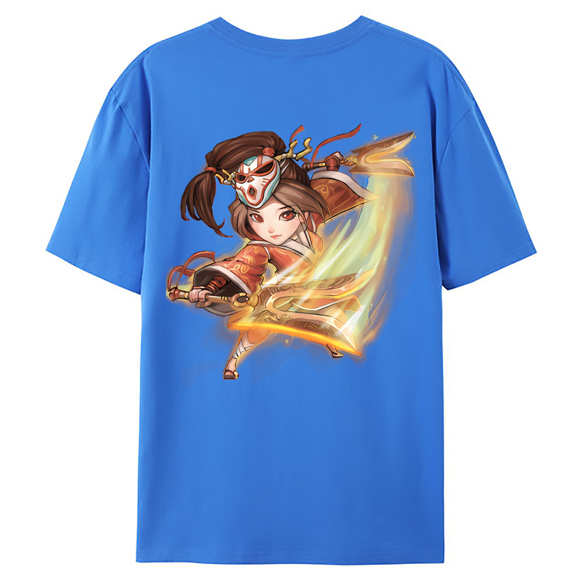（画像用） リーグ・オブ・レジェンド League of Legends LOL 綿100％ メンズ半袖Tシャツ（バックプリント） 通気性