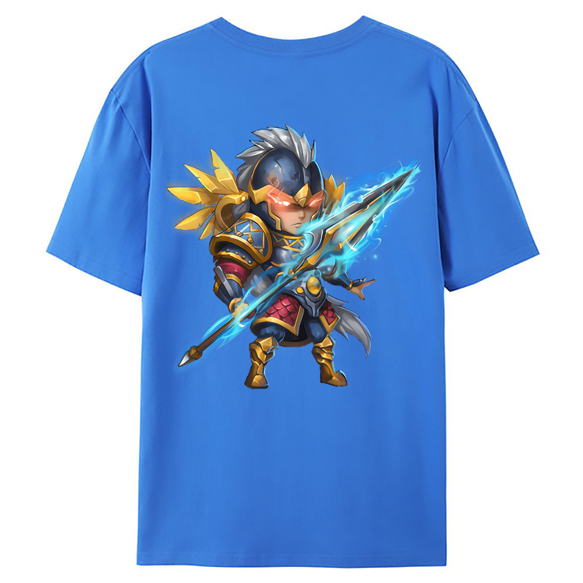 （画像用） リーグ・オブ・レジェンド League of Legends LOL 綿100％ メンズ半袖Tシャツ（バックプリント） 通気性
