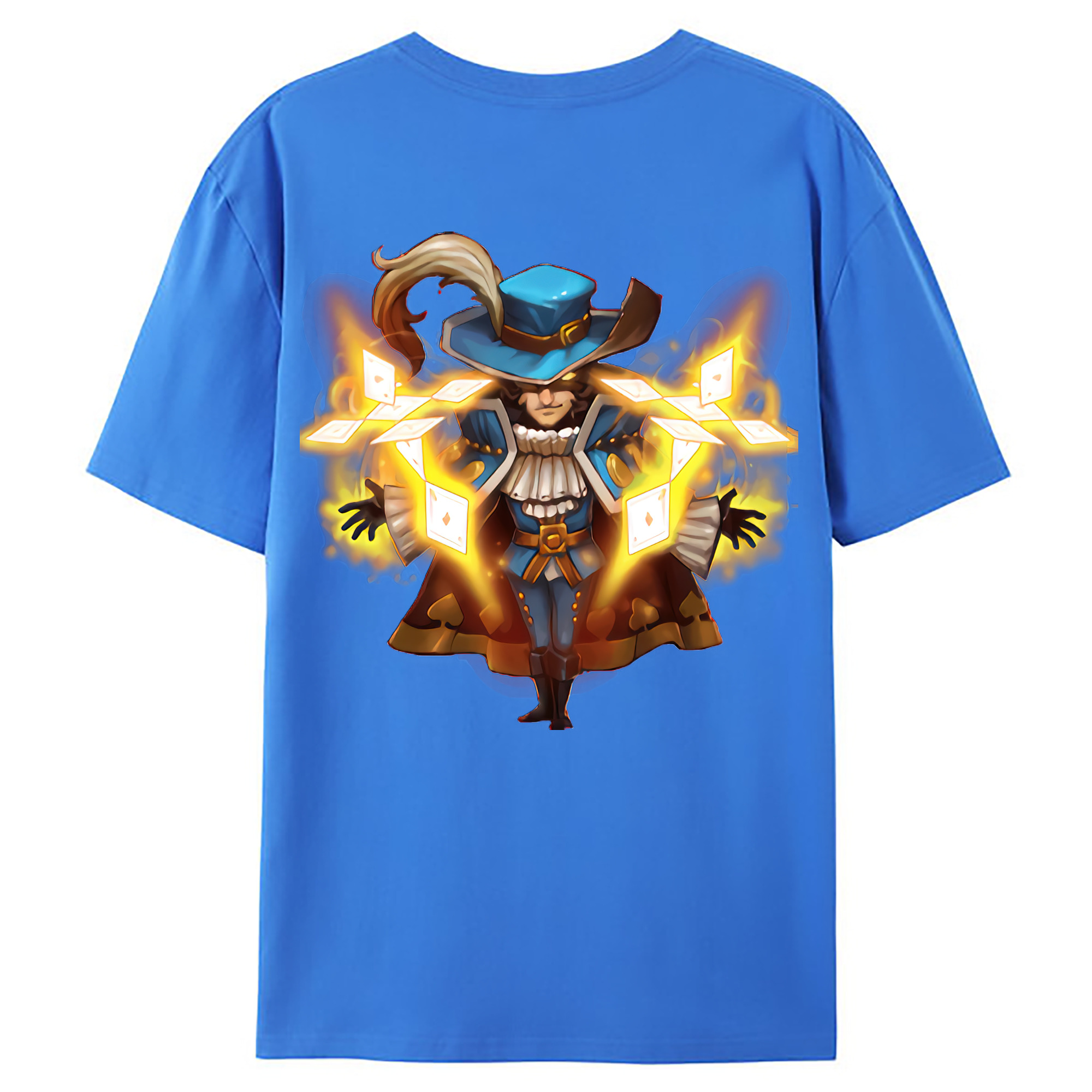 （画像用） リーグ・オブ・レジェンド League of Legends LOL 綿100％ メンズ半袖Tシャツ（バックプリント） 通気性