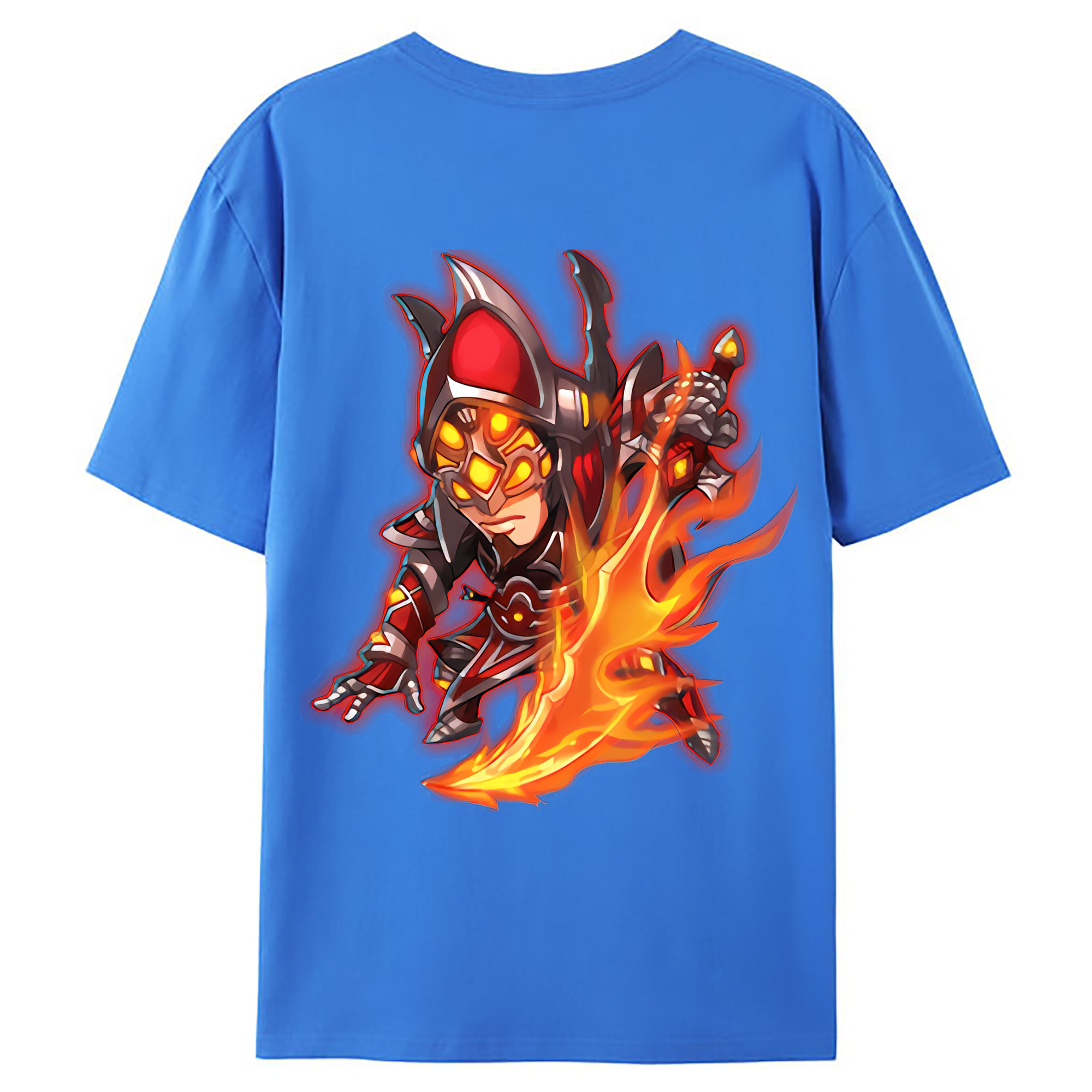 （画像用） リーグ・オブ・レジェンド League of Legends LOL 綿100％ メンズ半袖Tシャツ（バックプリント） 通気性