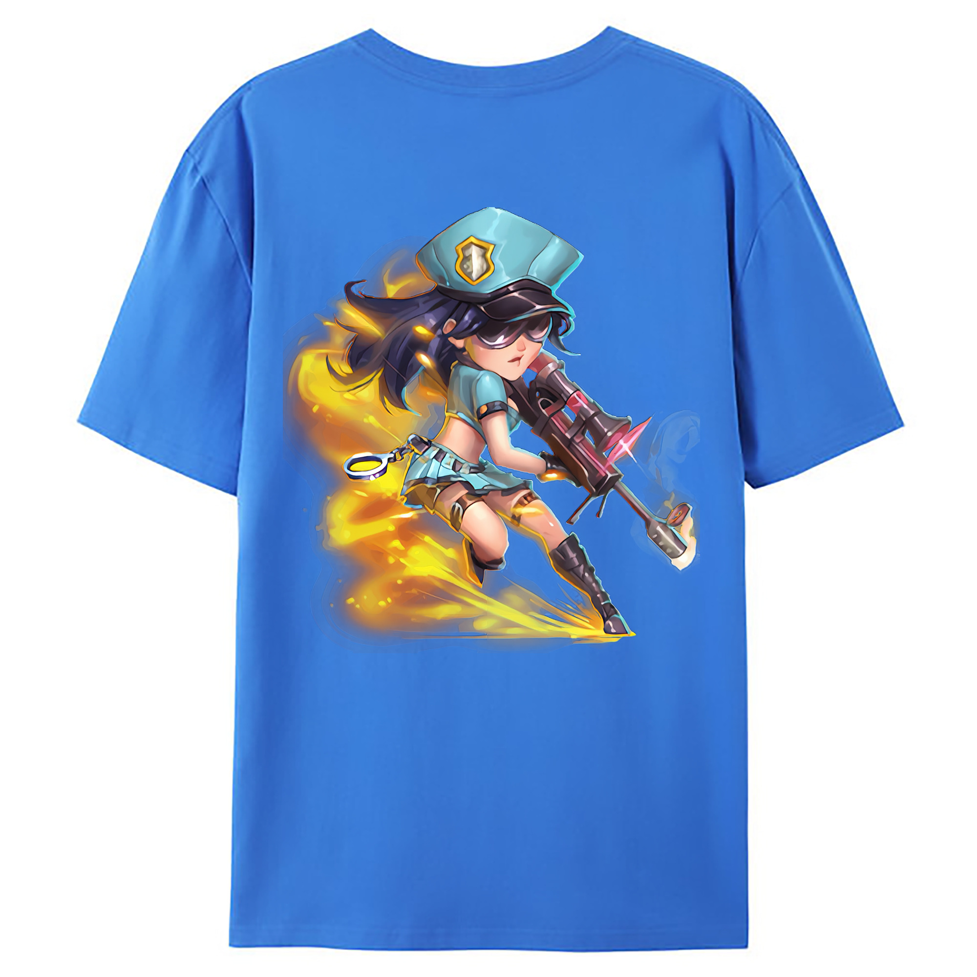 （画像用） リーグ・オブ・レジェンド League of Legends LOL 綿100％ メンズ半袖Tシャツ（バックプリント） 通気性