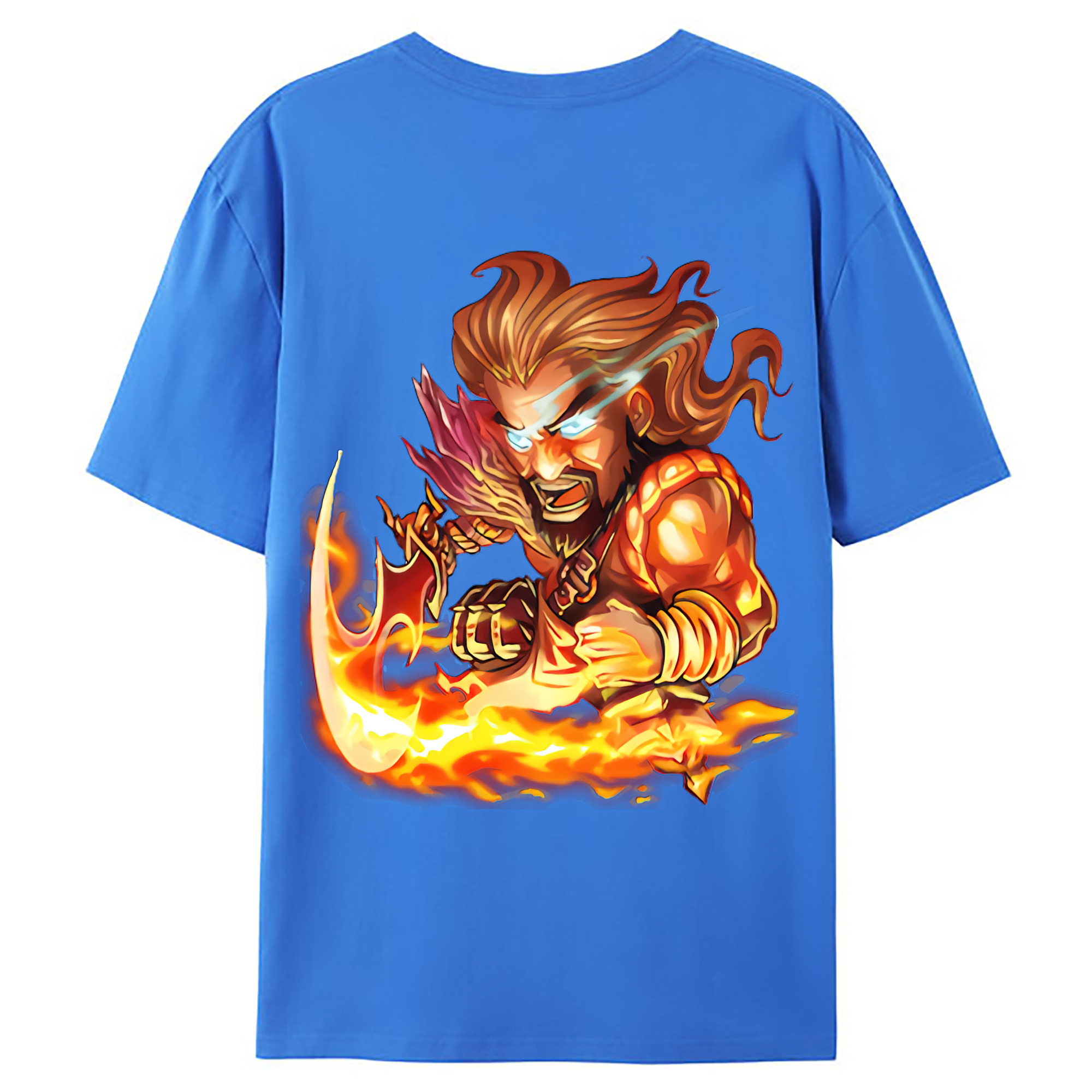 （画像用） リーグ・オブ・レジェンド League of Legends LOL 綿100％ メンズ半袖Tシャツ（バックプリント） 通気性