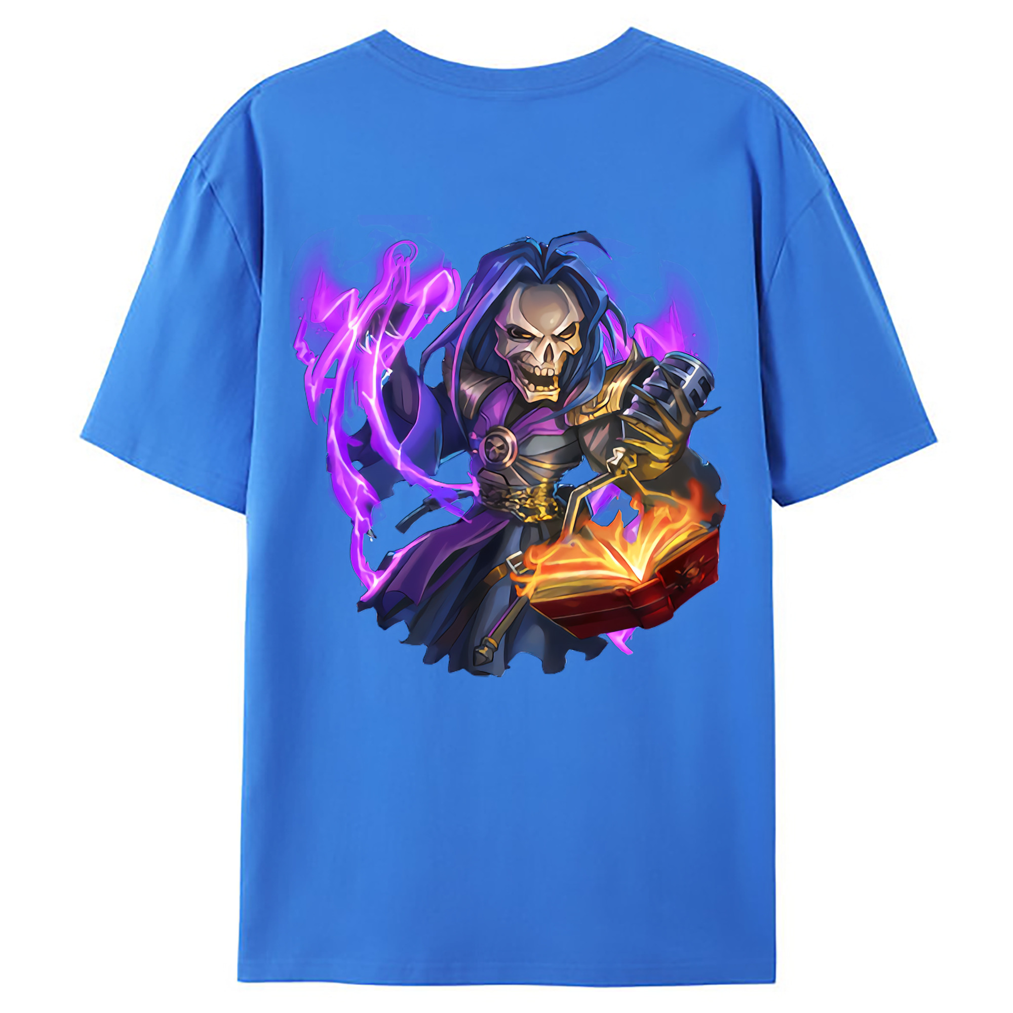 （画像用） リーグ・オブ・レジェンド League of Legends LOL 綿100％ メンズ半袖Tシャツ（バックプリント） 通気性