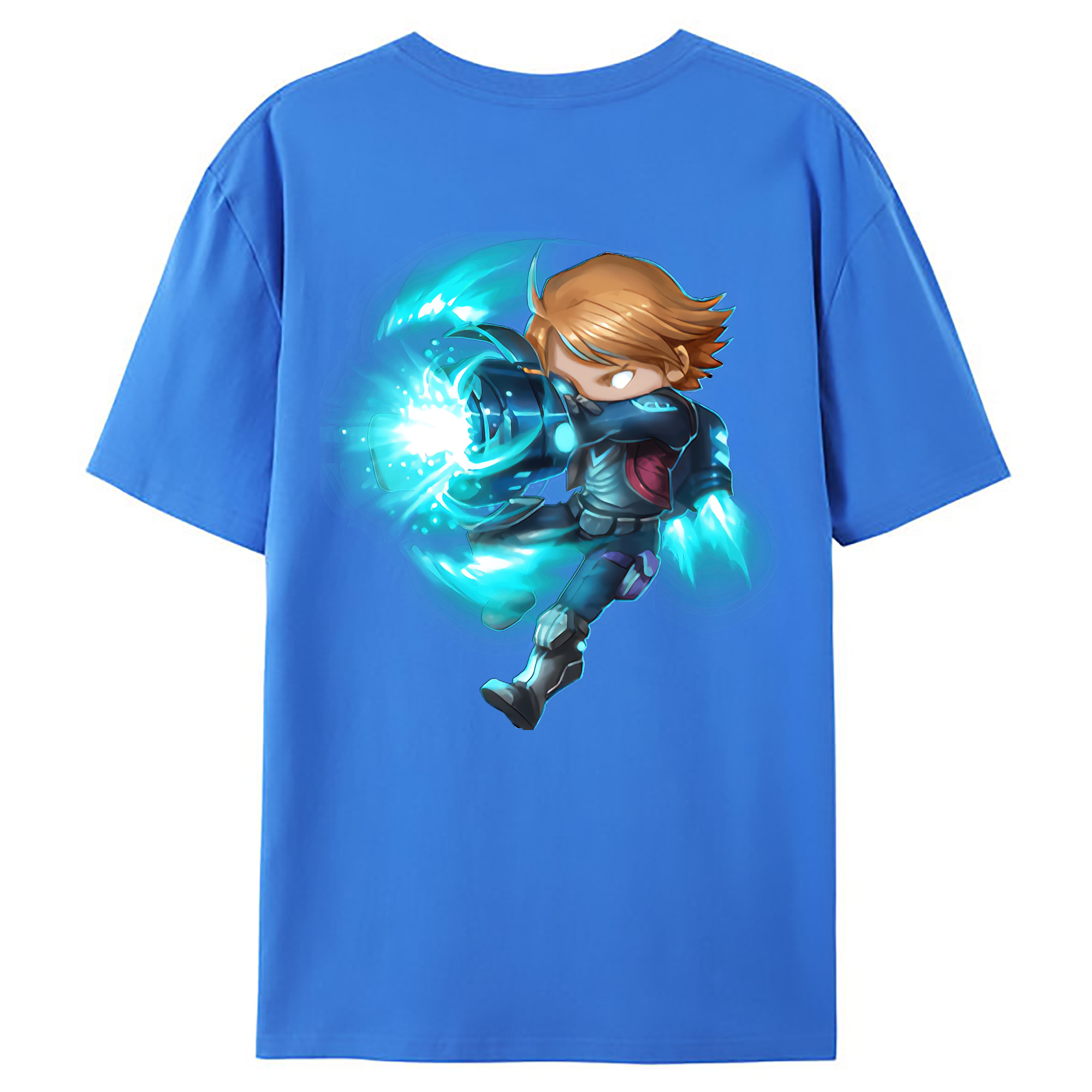 （画像用） リーグ・オブ・レジェンド League of Legends LOL 綿100％ メンズ半袖Tシャツ（バックプリント） 通気性