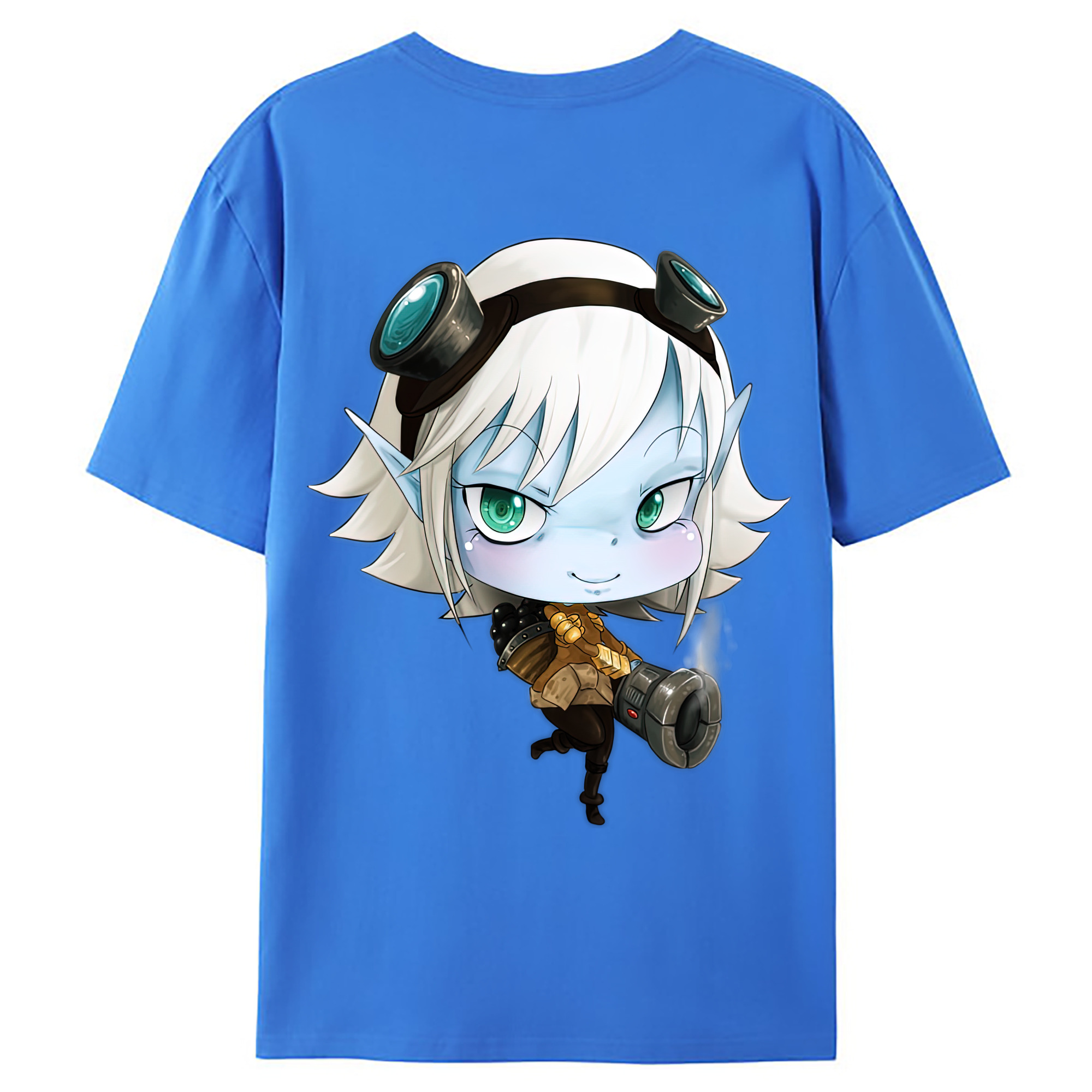 （画像用） リーグ・オブ・レジェンド League of Legends LOL 綿100％ メンズ半袖Tシャツ（バックプリント） 通気性