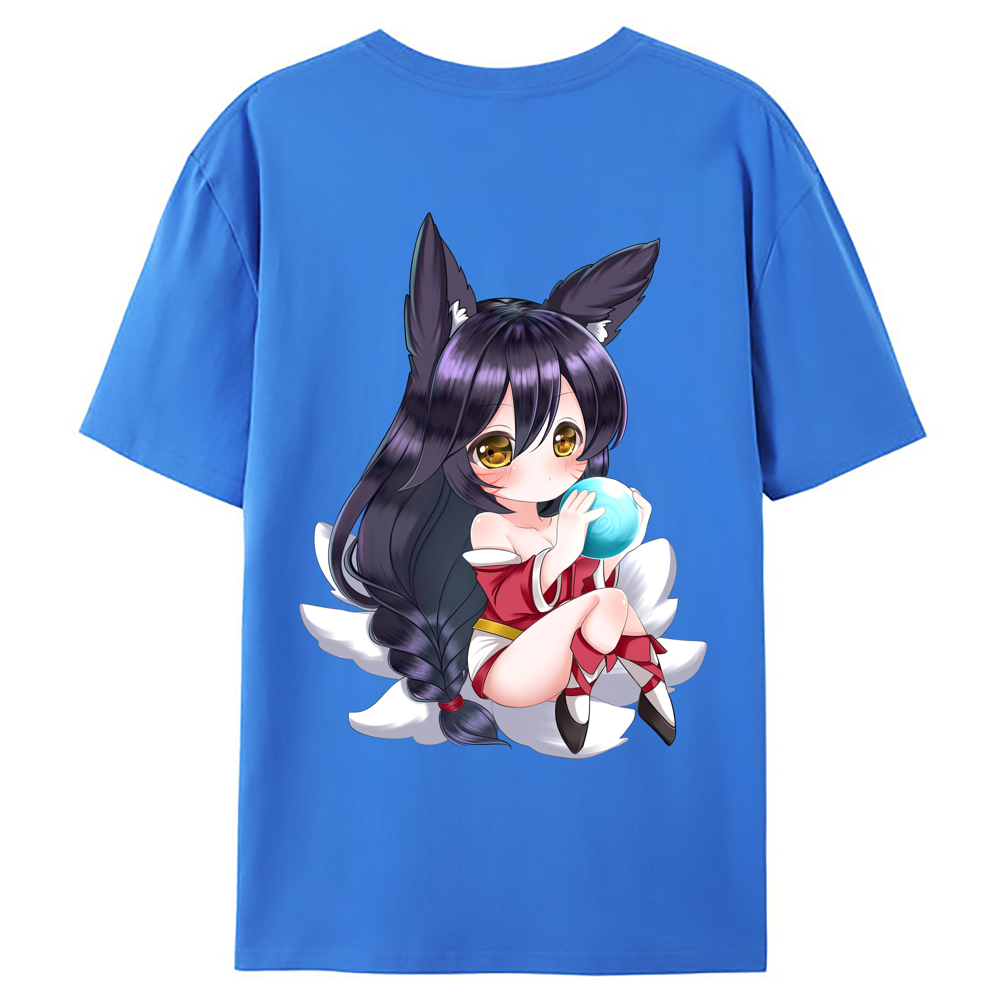 （画像用） リーグ・オブ・レジェンド League of Legends LOL 綿100％ メンズ半袖Tシャツ（バックプリント） 通気性