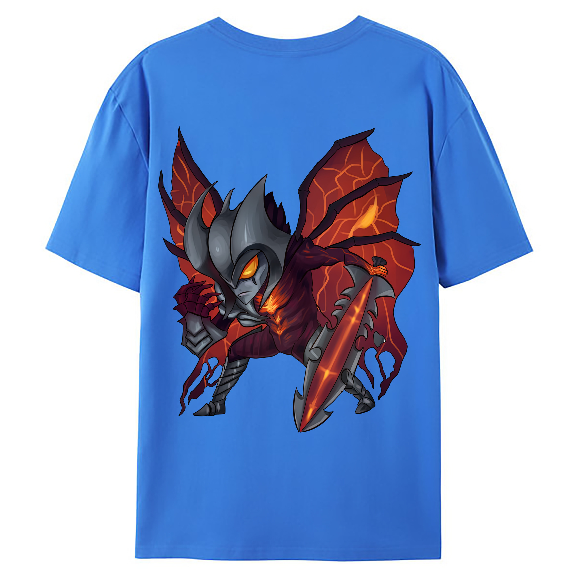 （画像用） リーグ・オブ・レジェンド League of Legends LOL 綿100％ メンズ半袖Tシャツ（バックプリント） 通気性