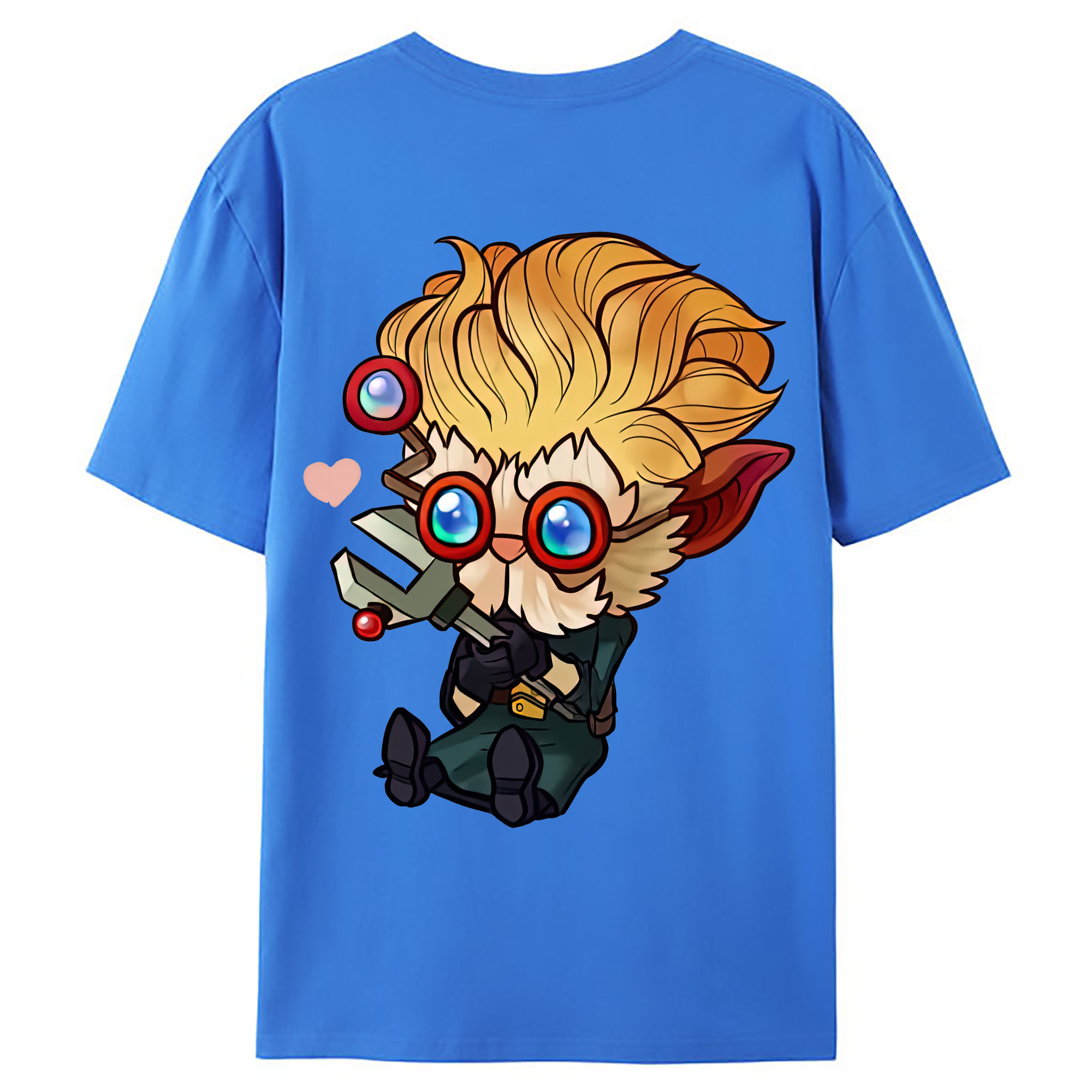 （画像用） リーグ・オブ・レジェンド League of Legends LOL 綿100％ メンズ半袖Tシャツ（バックプリント） 通気性