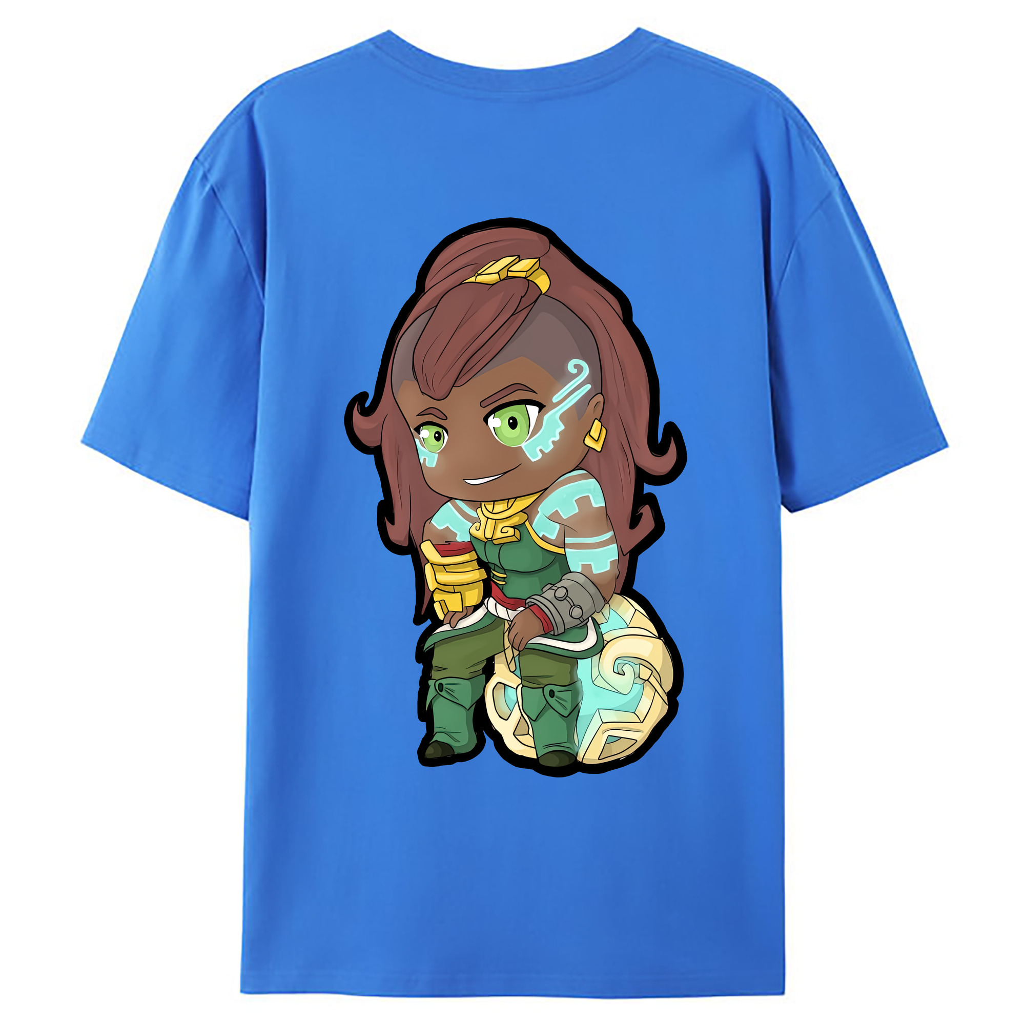 （画像用） リーグ・オブ・レジェンド League of Legends LOL 綿100％ メンズ半袖Tシャツ（バックプリント） 通気性