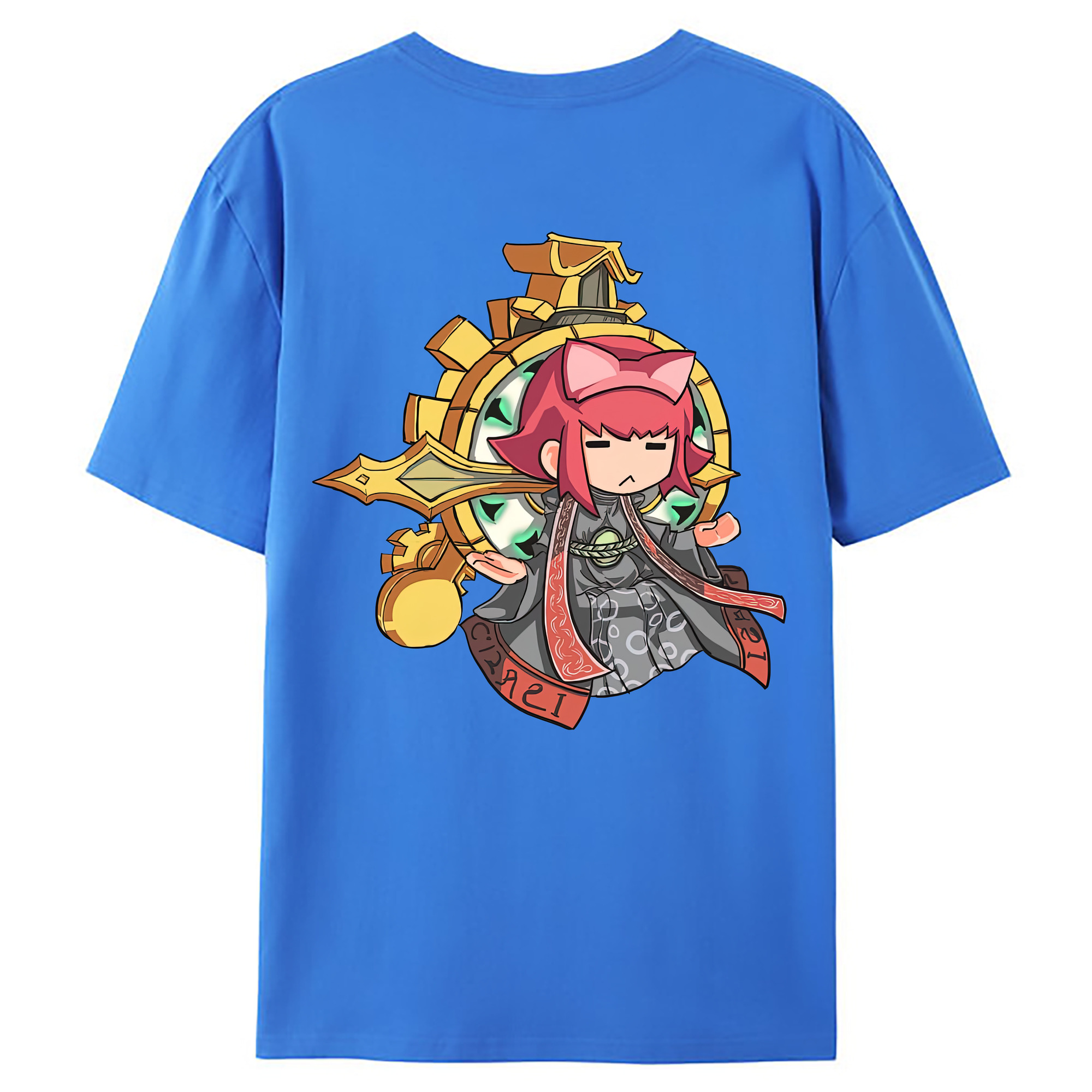 （画像用） リーグ・オブ・レジェンド League of Legends LOL 綿100％ メンズ半袖Tシャツ（バックプリント） 通気性