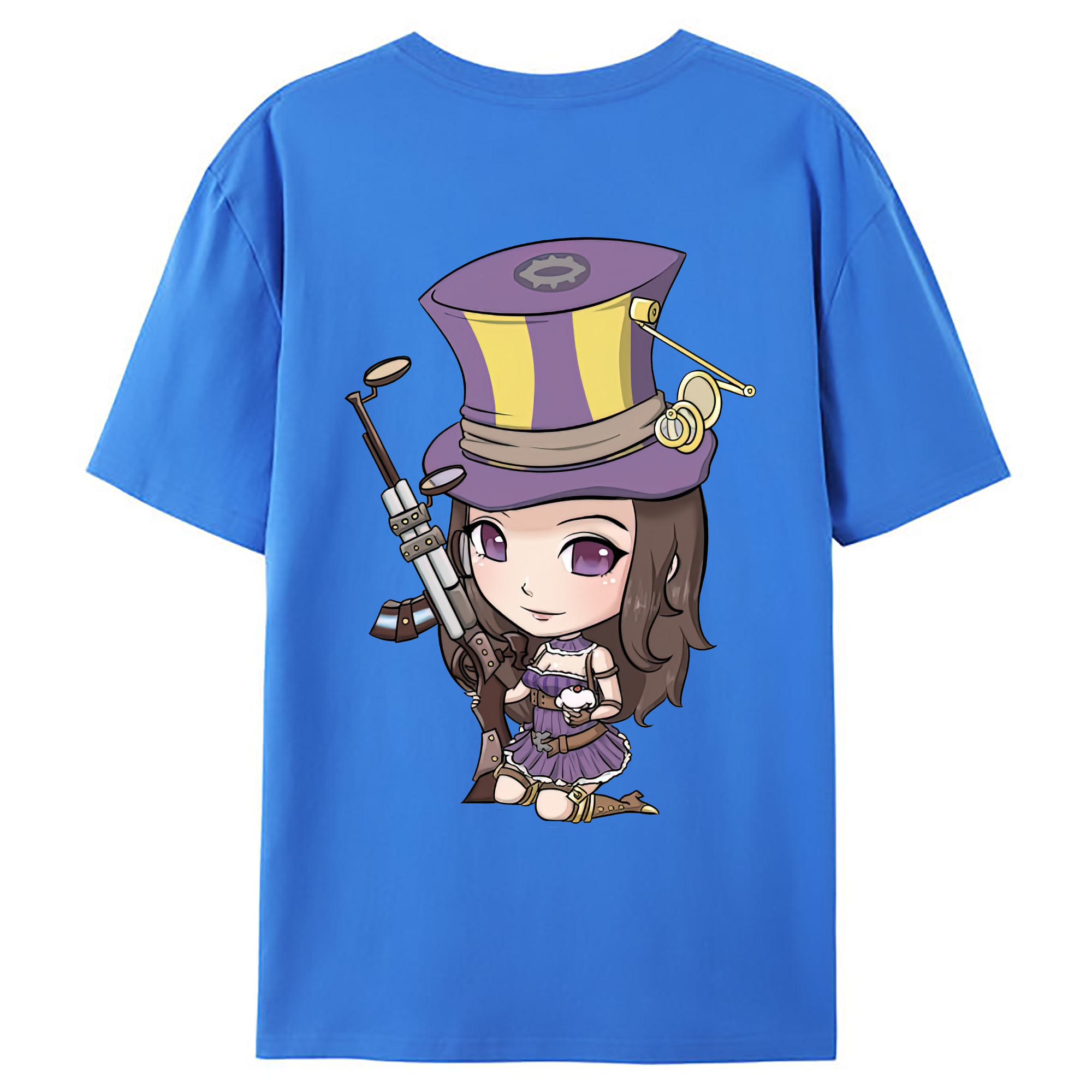 （画像用） リーグ・オブ・レジェンド League of Legends LOL 綿100％ メンズ半袖Tシャツ（バックプリント） 通気性