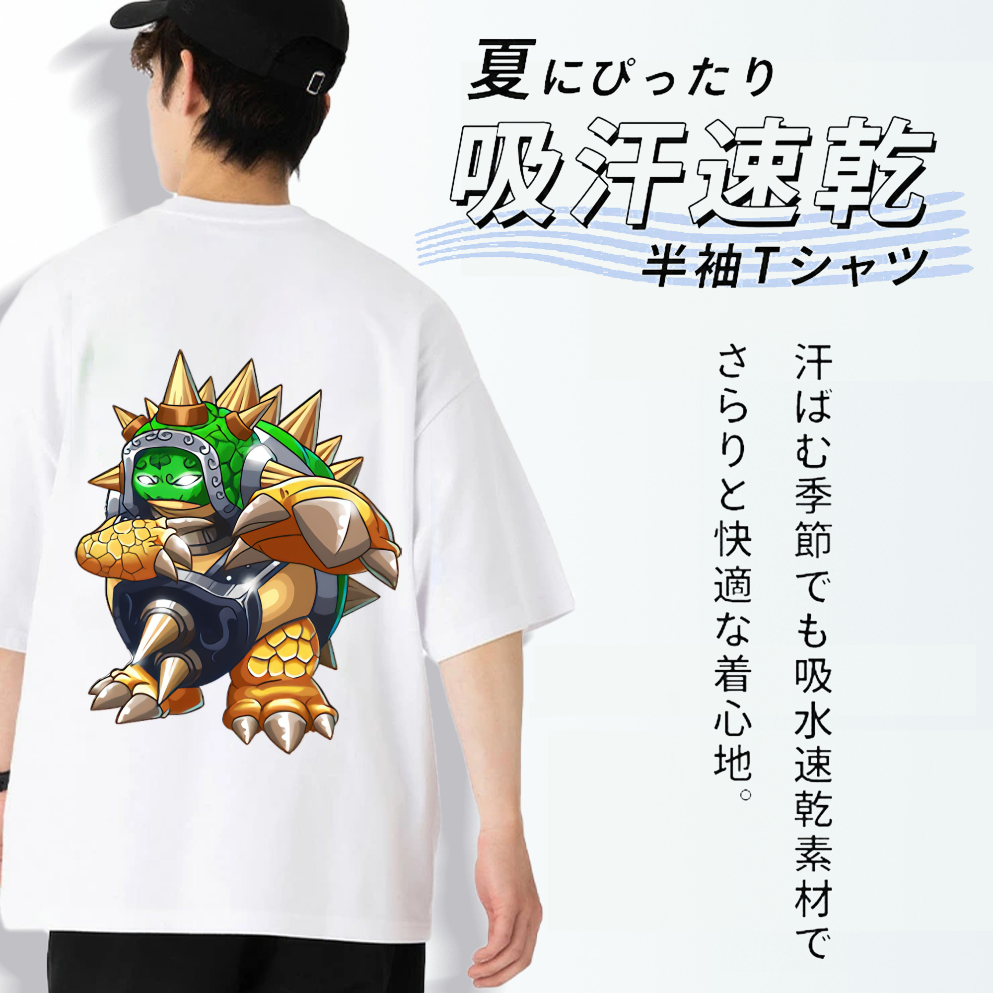 リーグ・オブ・レジェンド League of Legends LOL 綿100％ メンズ半袖Tシャツ（バックプリント） 通気性
