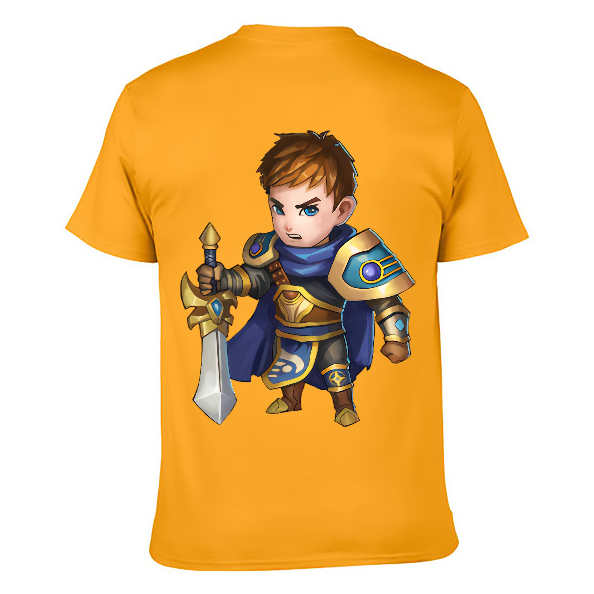 （画像用） リーグ・オブ・レジェンド League of Legends LOL 綿100％ メンズ半袖Tシャツ（バックプリント） 通気性
