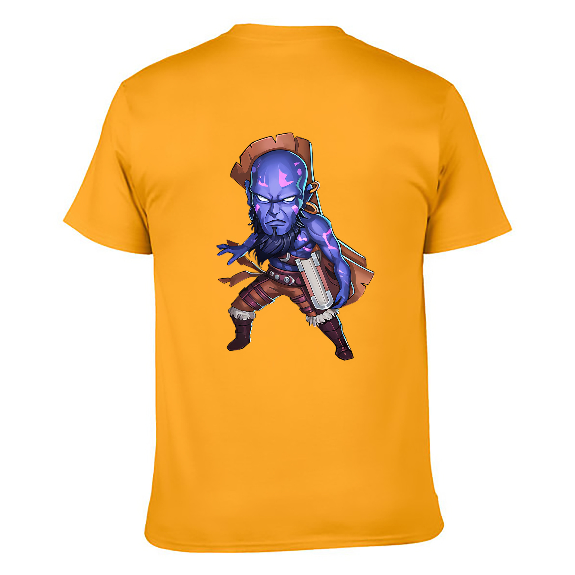 （画像用） リーグ・オブ・レジェンド League of Legends LOL 綿100％ メンズ半袖Tシャツ（バックプリント） 通気性