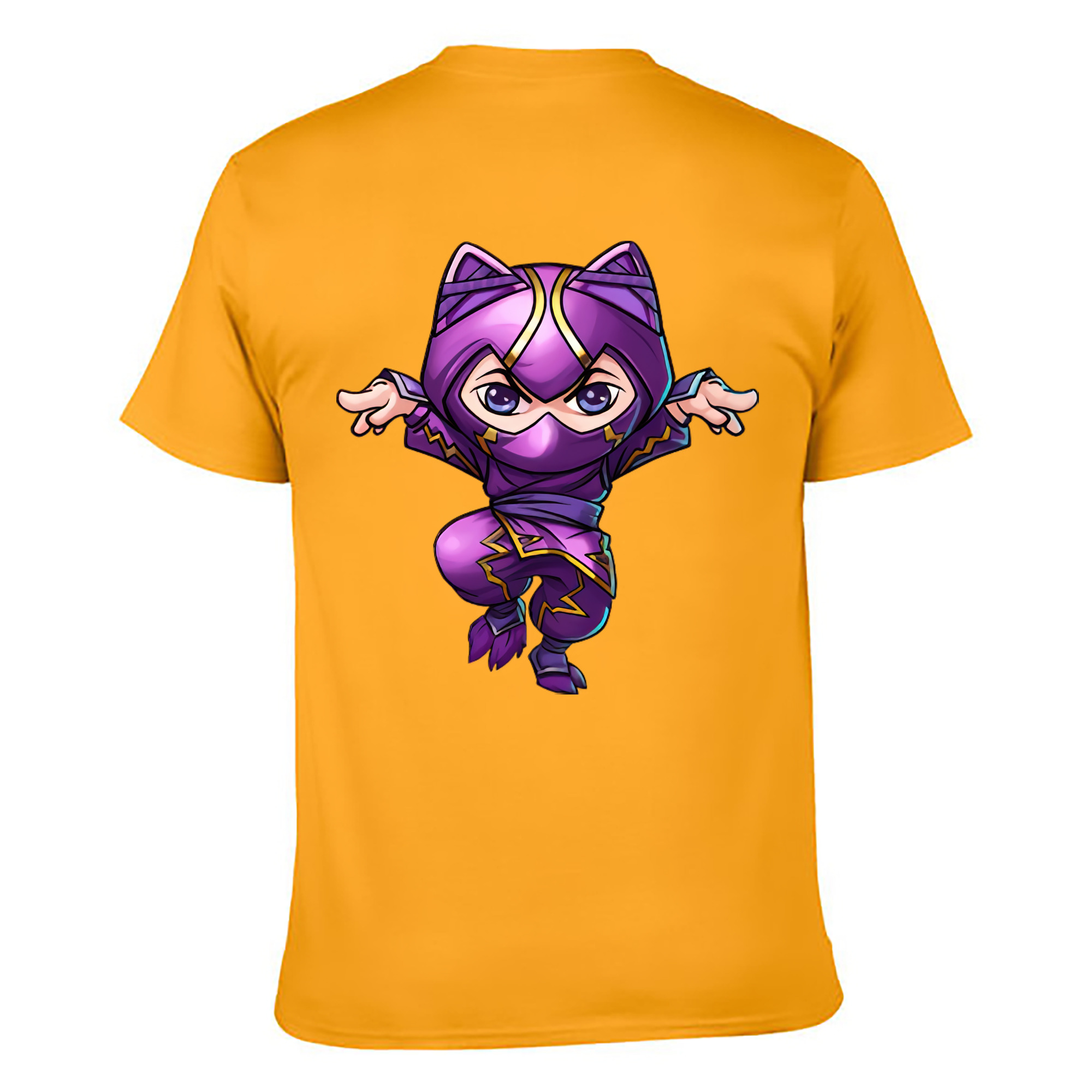 （画像用） リーグ・オブ・レジェンド League of Legends LOL 綿100％ メンズ半袖Tシャツ（バックプリント） 通気性
