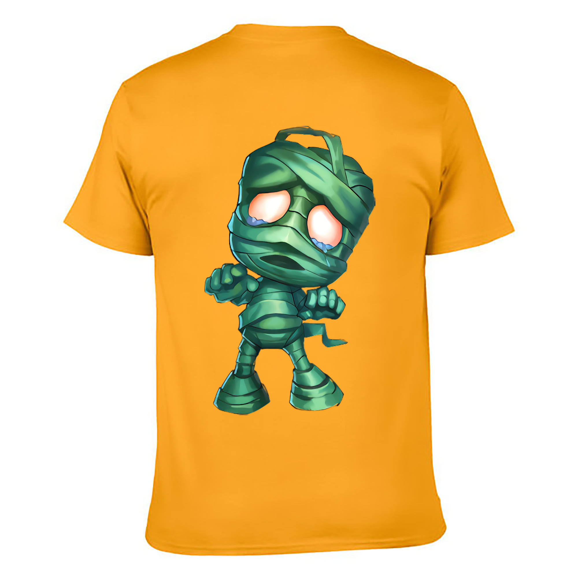 （画像用） リーグ・オブ・レジェンド League of Legends LOL 綿100％ メンズ半袖Tシャツ（バックプリント） 通気性