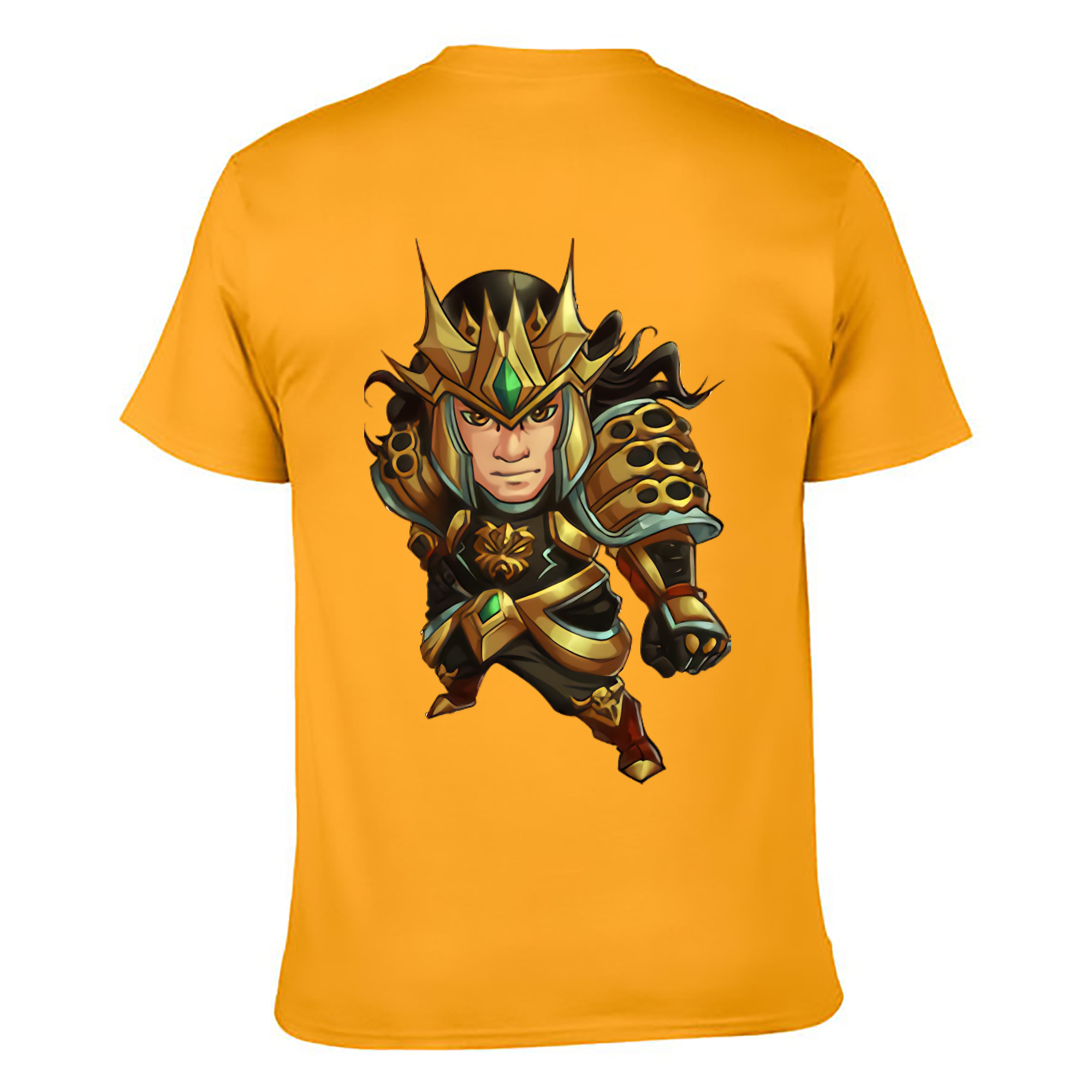 （画像用） リーグ・オブ・レジェンド League of Legends LOL 綿100％ メンズ半袖Tシャツ（バックプリント） 通気性