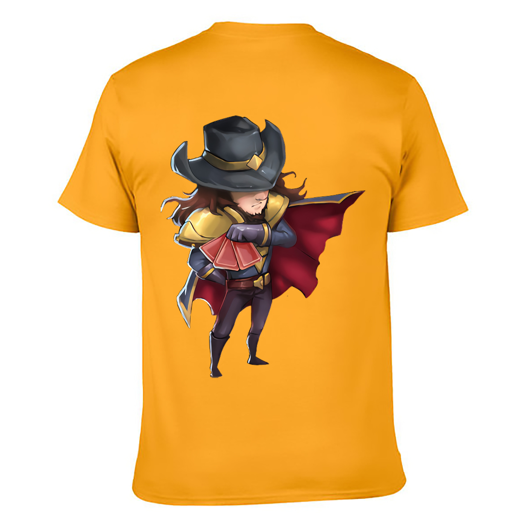 （画像用） リーグ・オブ・レジェンド League of Legends LOL 綿100％ メンズ半袖Tシャツ（バックプリント） 通気性