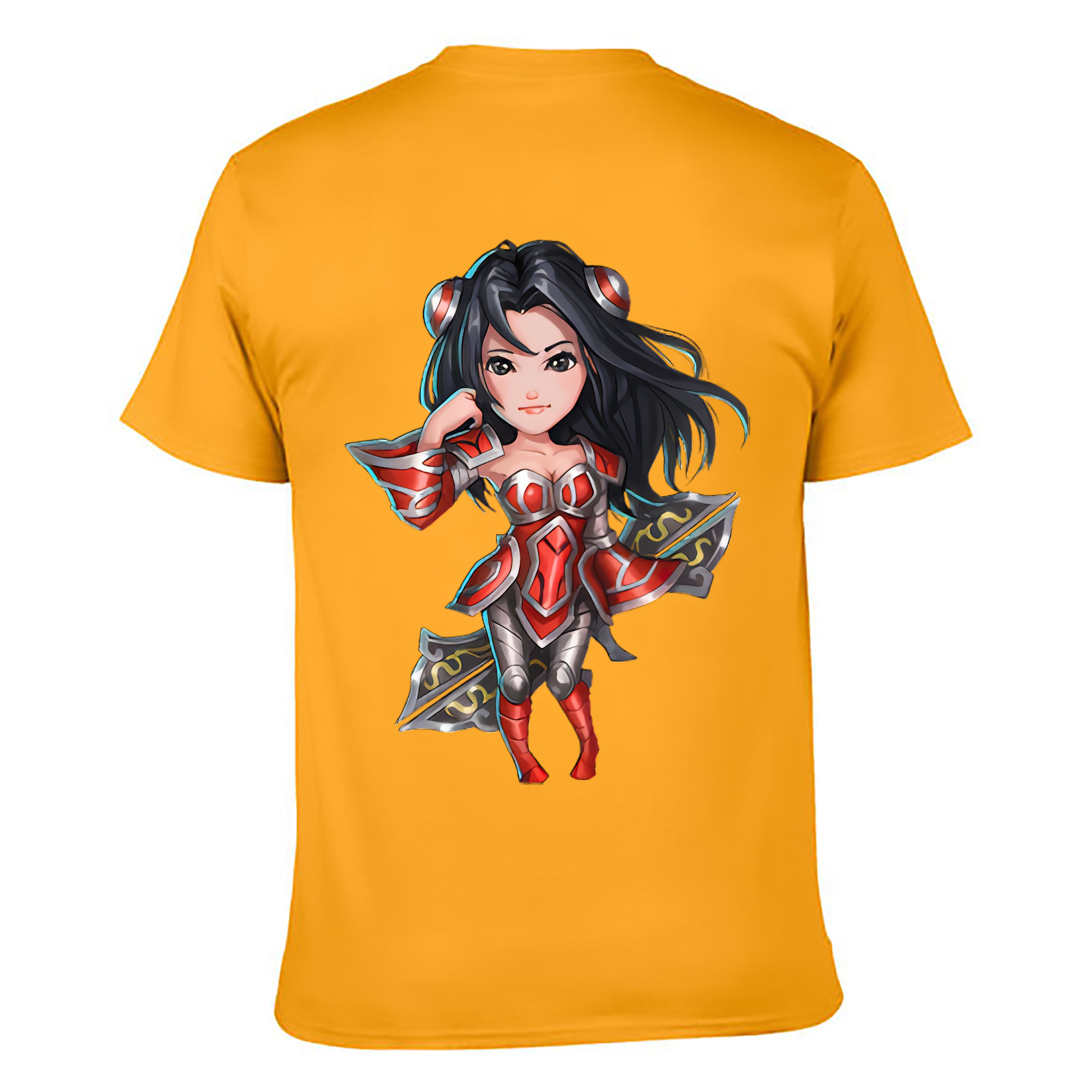 （画像用） リーグ・オブ・レジェンド League of Legends LOL 綿100％ メンズ半袖Tシャツ（バックプリント） 通気性