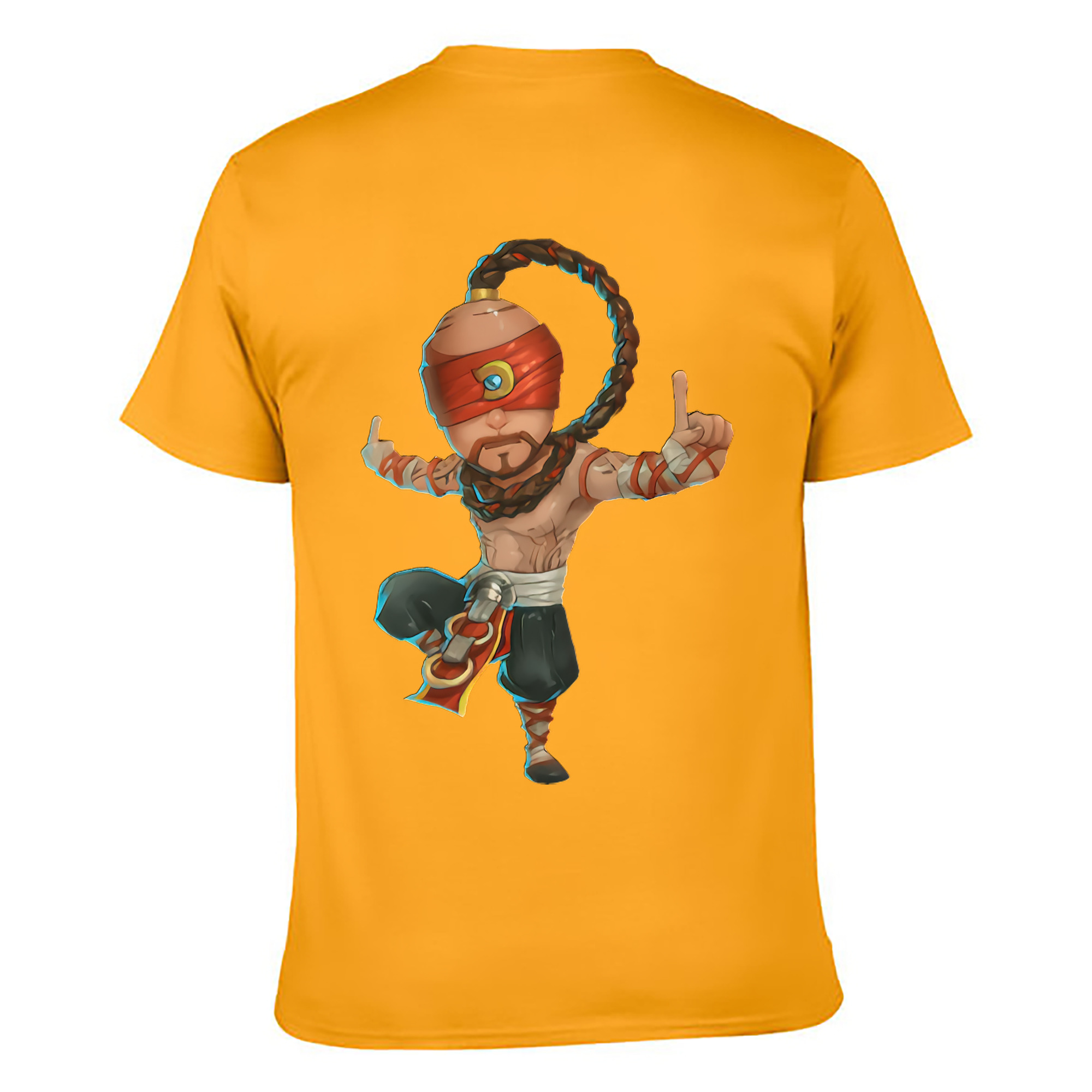 （画像用） リーグ・オブ・レジェンド League of Legends LOL 綿100％ メンズ半袖Tシャツ（バックプリント） 通気性