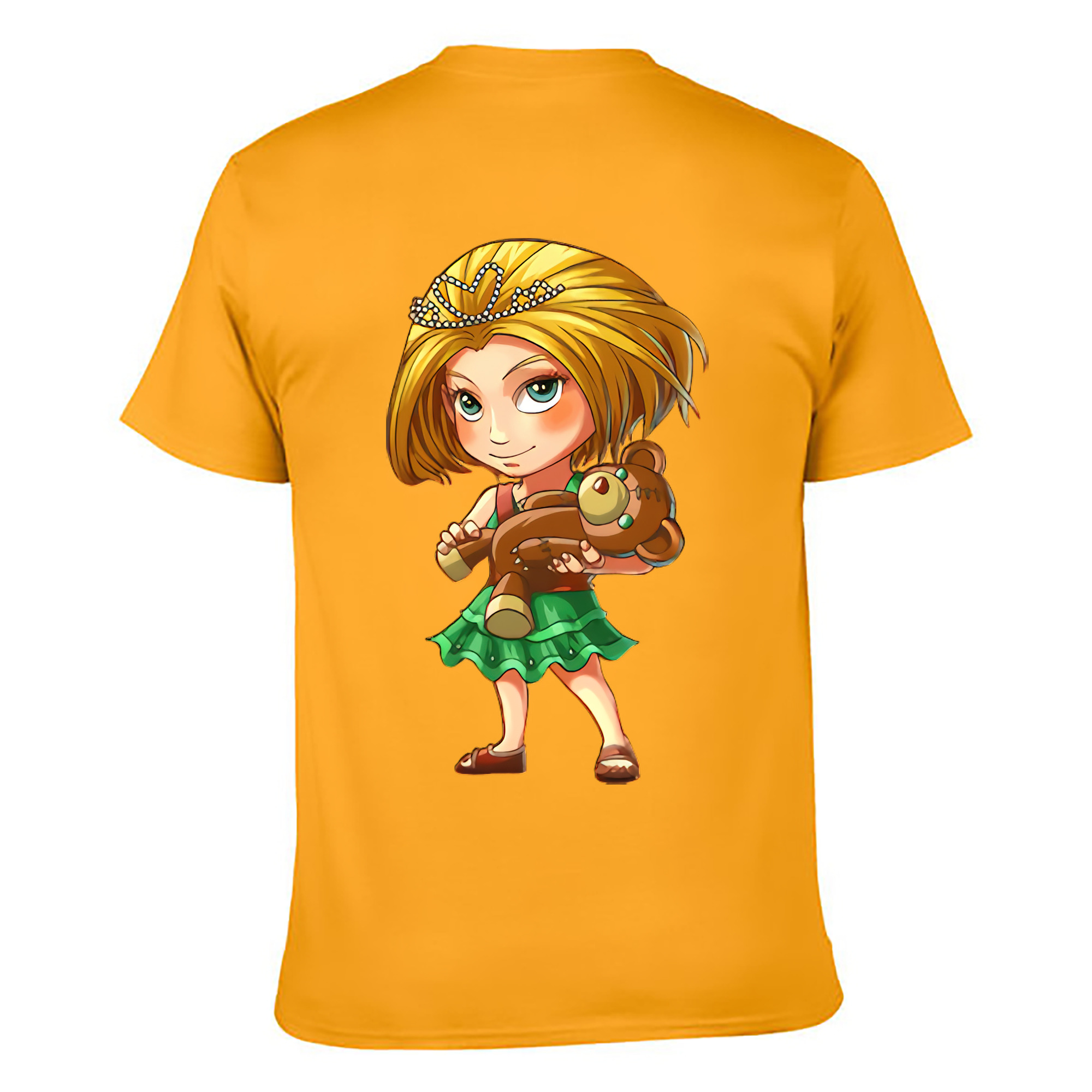 （画像用） リーグ・オブ・レジェンド League of Legends LOL 綿100％ メンズ半袖Tシャツ（バックプリント） 通気性