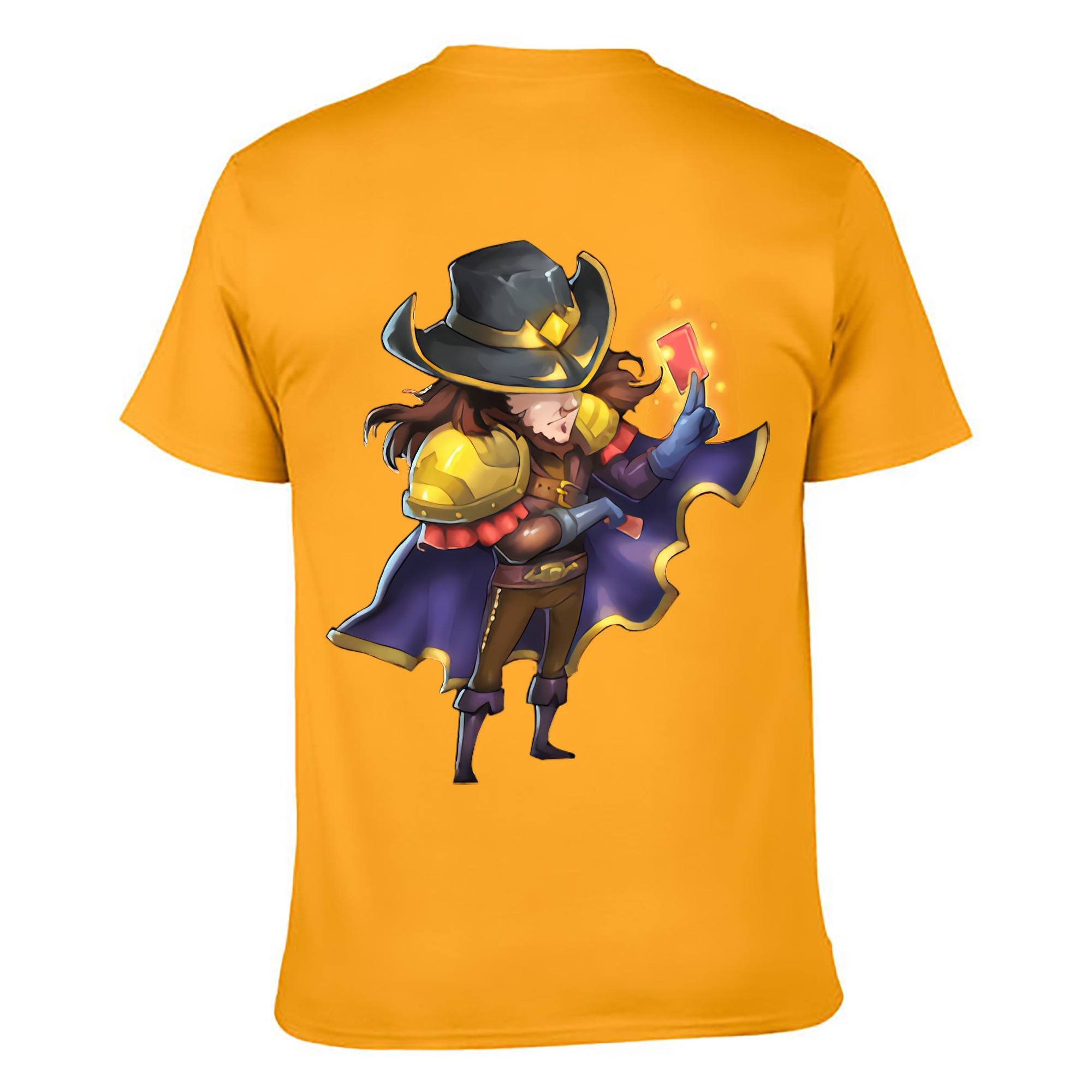 （画像用） リーグ・オブ・レジェンド League of Legends LOL 綿100％ メンズ半袖Tシャツ（バックプリント） 通気性